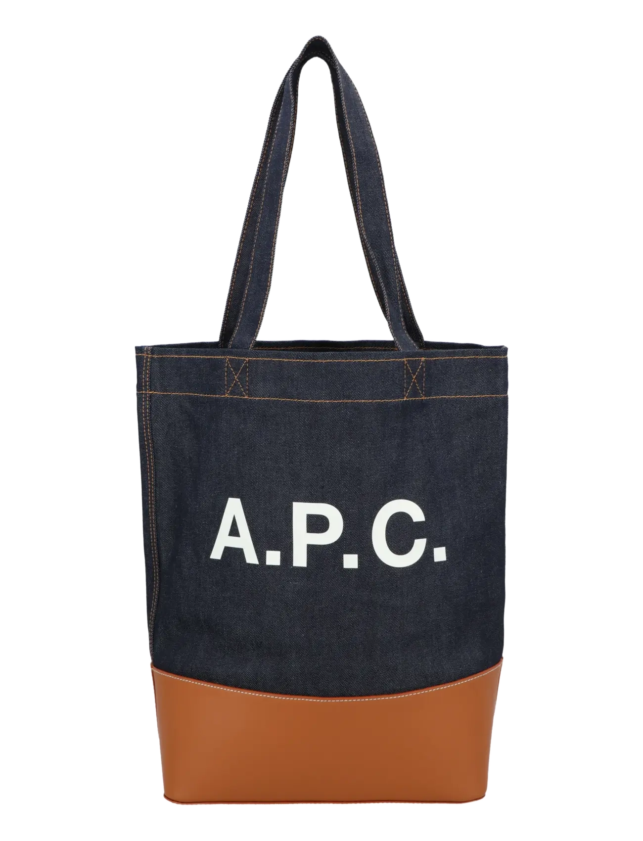 A.P.C. Small Tote Bag - Shopper & Tote Bags - MULTICOLORED / navy