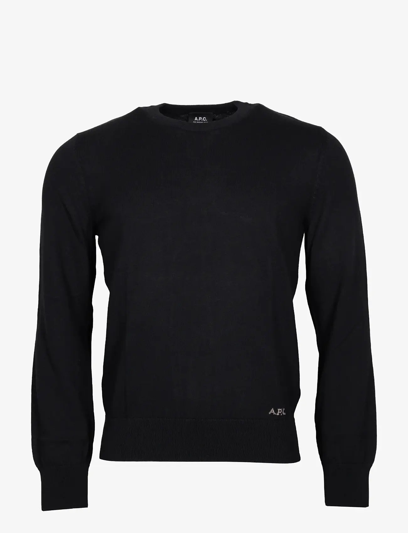 A.P.C. - Logo crew-nwck Sweater - rund hals - black - 0