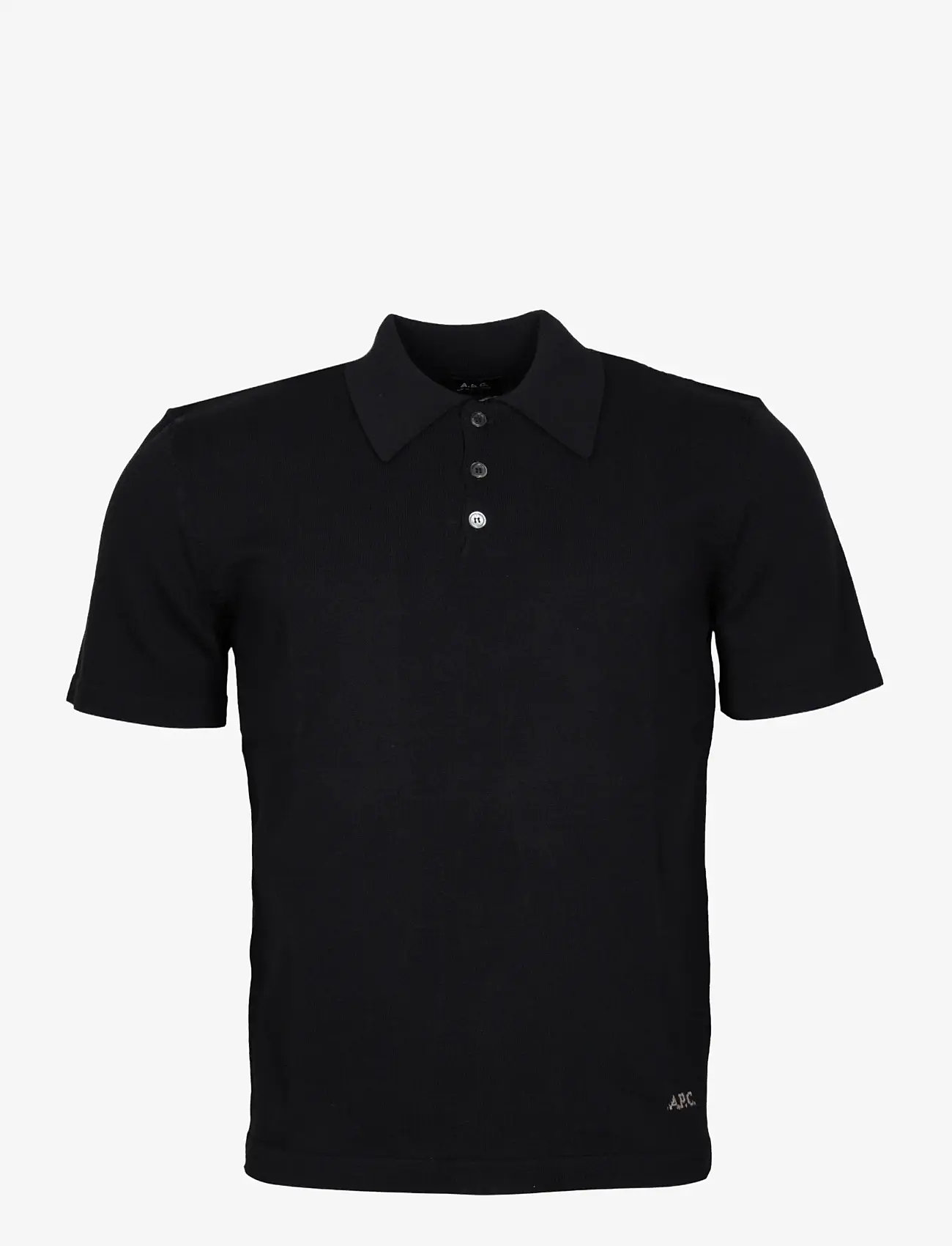 A.P.C. - Short-sleeve Polo Shirt - kortærmede poloer - black - 0