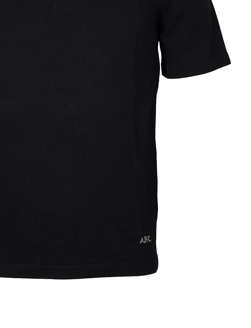 A.P.C. - Short-sleeve Polo Shirt - kortærmede poloer - black - 2