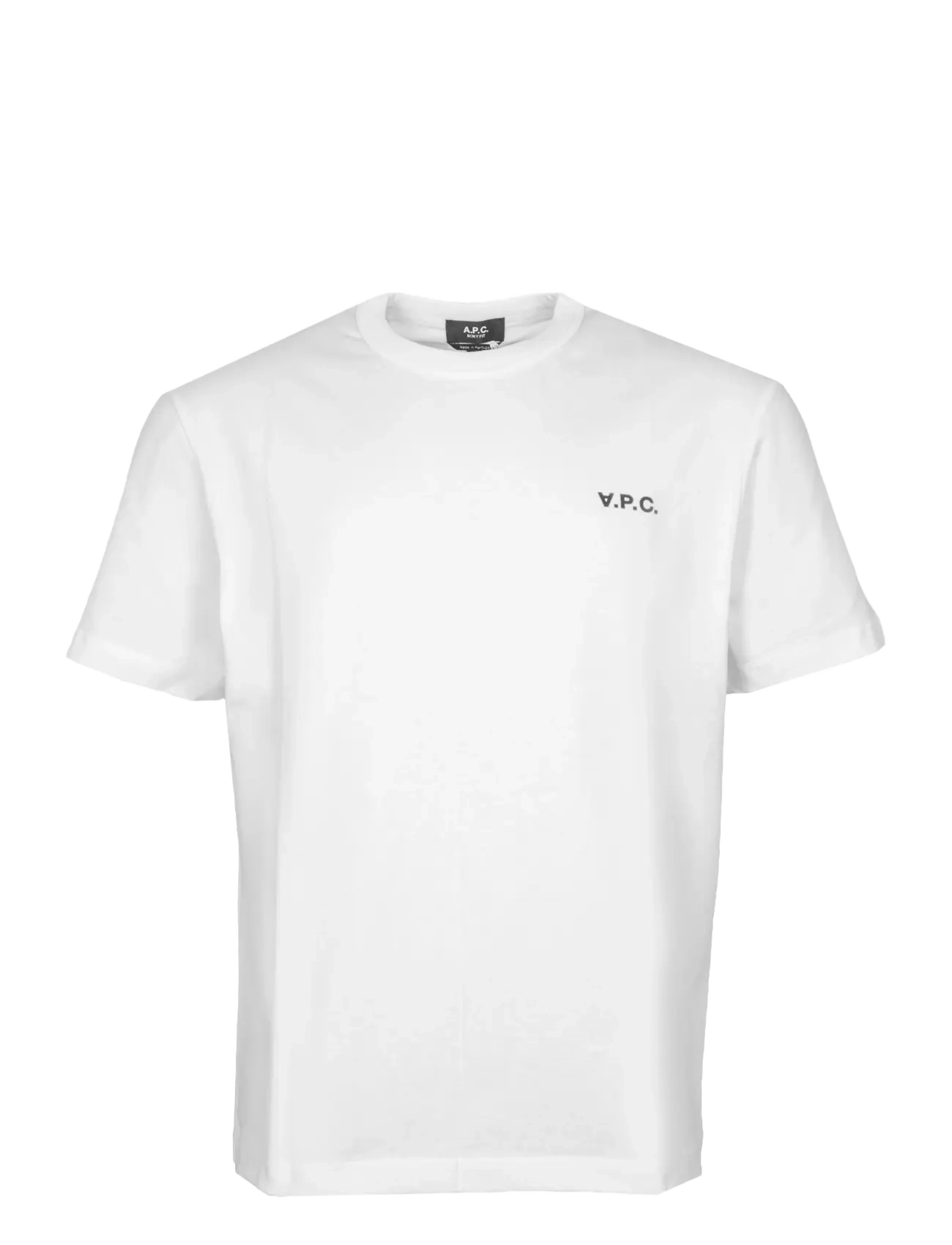 A.P.C. Cotton T-shirt - T-shirts - WHITE / white