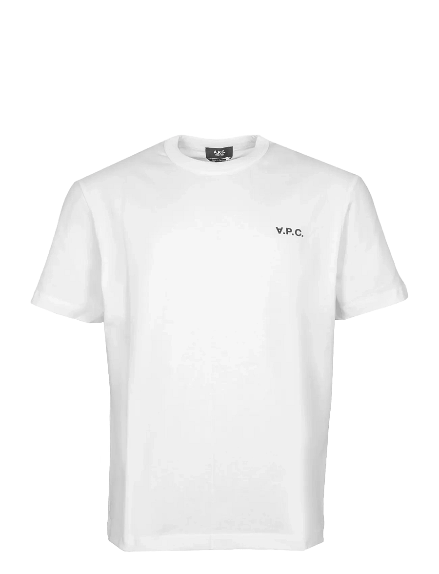 A.P.C. - Cotton T-shirt - t-krekli ar īsām piedurknēm - white - 0