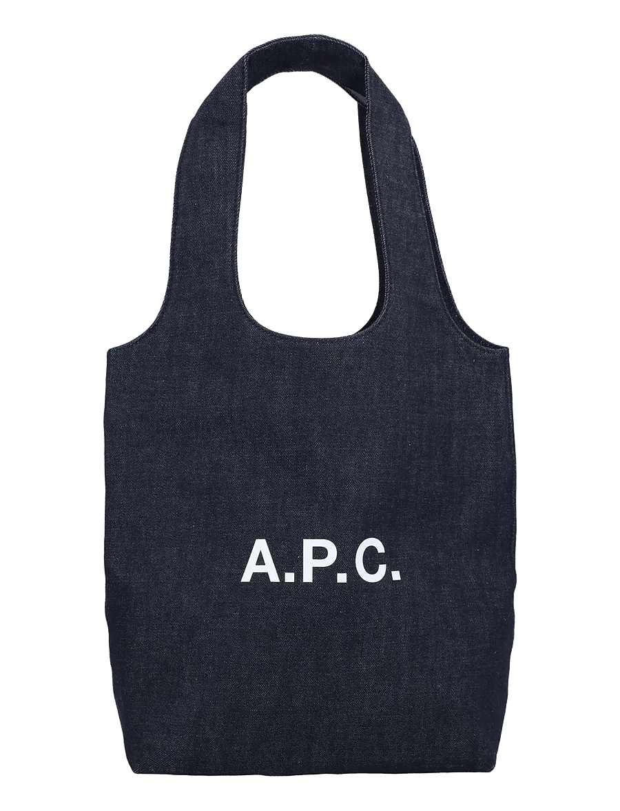 A.P.C. - Ninon Small Tote Bag - tote bags - blue - 0
