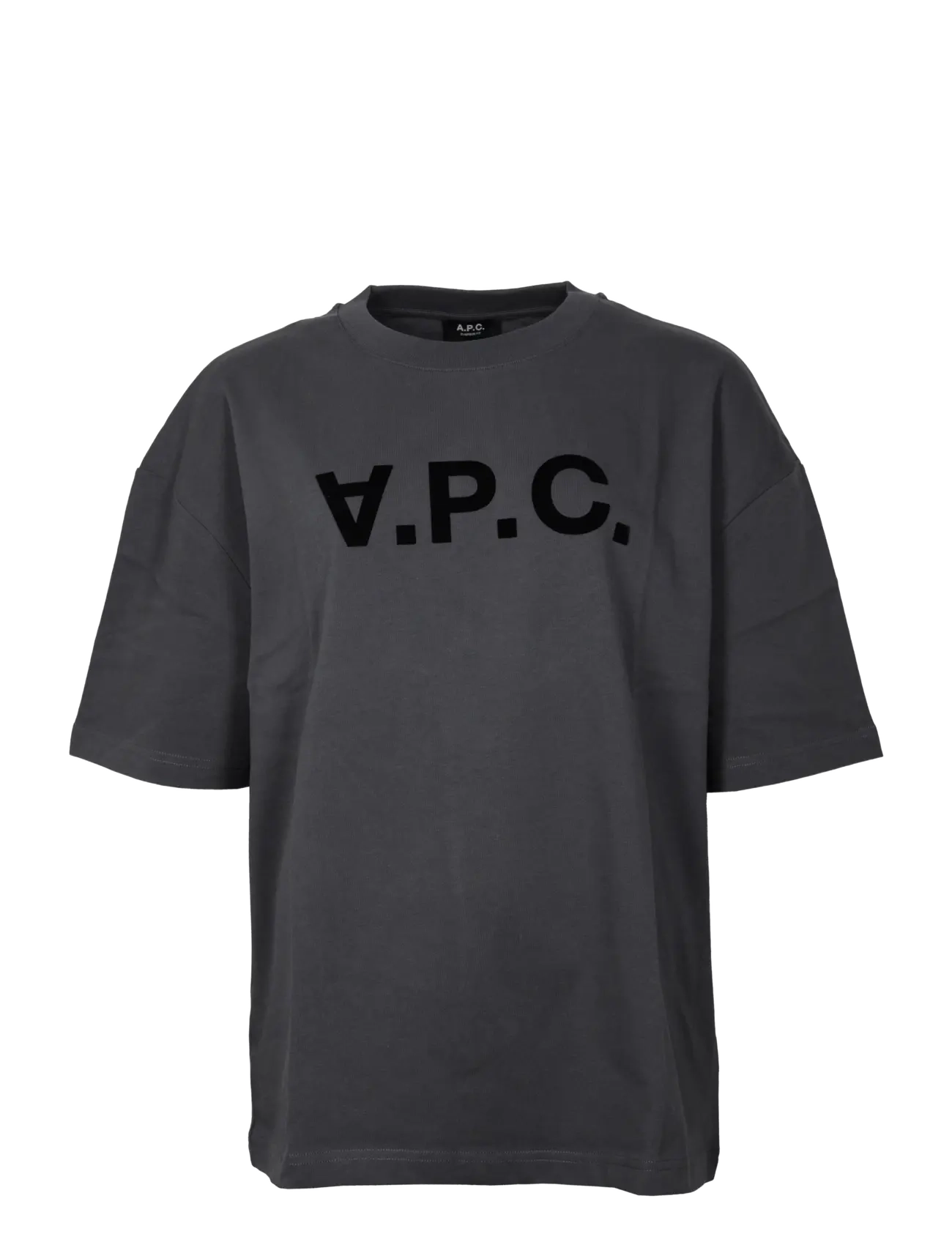 A.P.C. T-Shirt With Print, XS, T-shirts & Oberteile, Grau - Short-sleeved, Frauen
