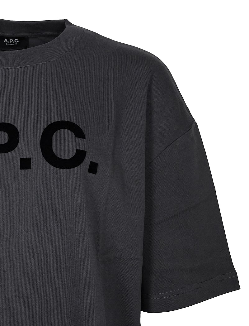 A.P.C. - T-Shirt with Print - t-shirts - blue - 2
