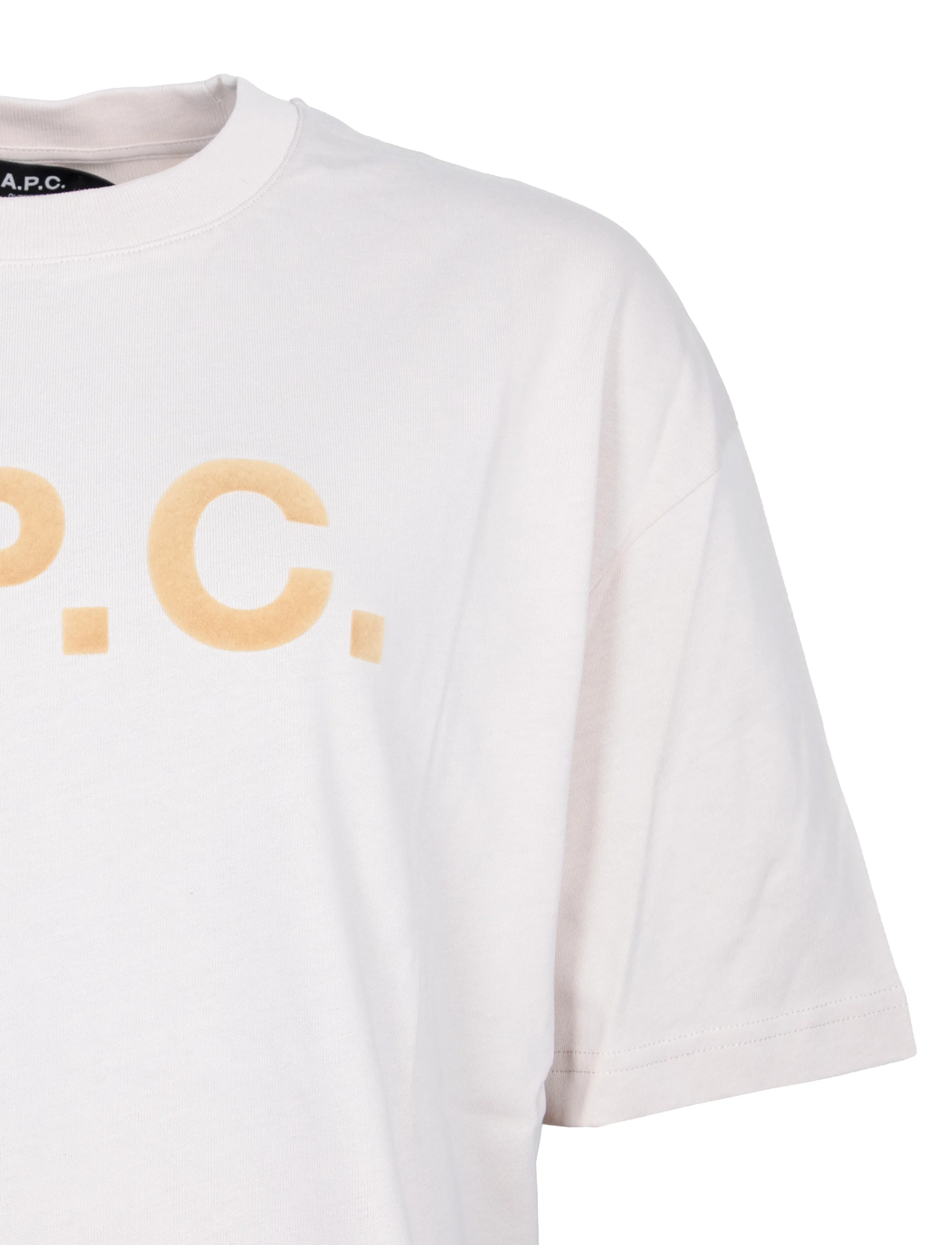 A.P.C. - T-Shirt  with Print - t-shirts - pink - 2