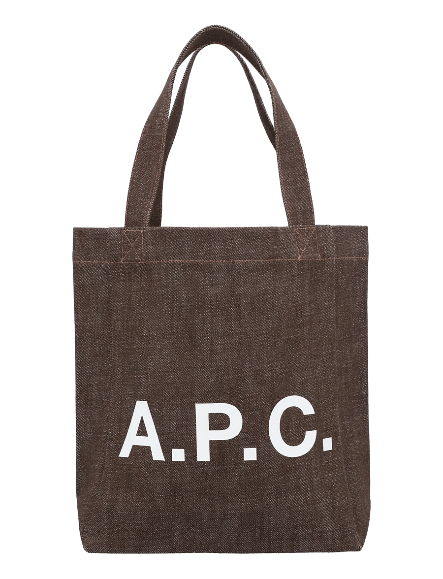A.P.C. - Lou Small Tote Bag - tote bags - brown - 0