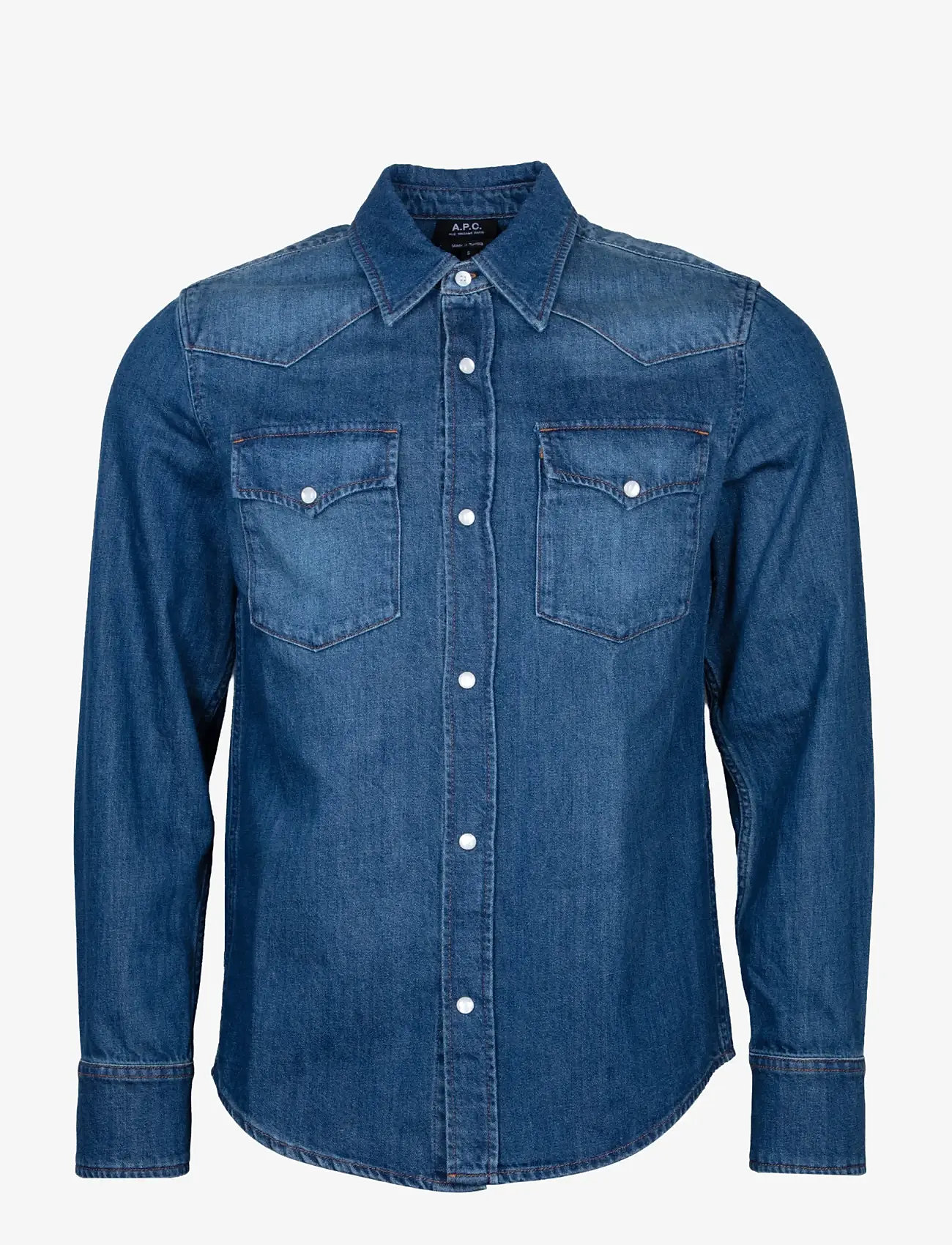 A.P.C. - Western shirt - teksasärgid - blue - 0