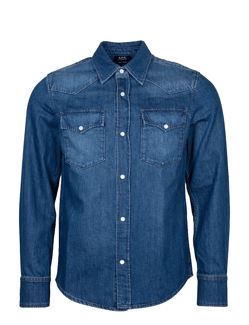 A.P.C. - Western shirt - teksasärgid - blue - 0