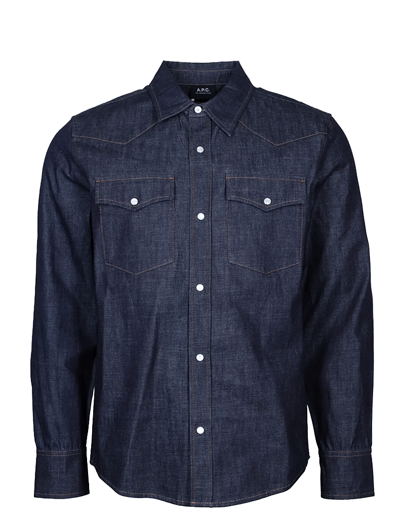 A.P.C. - Western shirt - denimskjorter - blue - 0