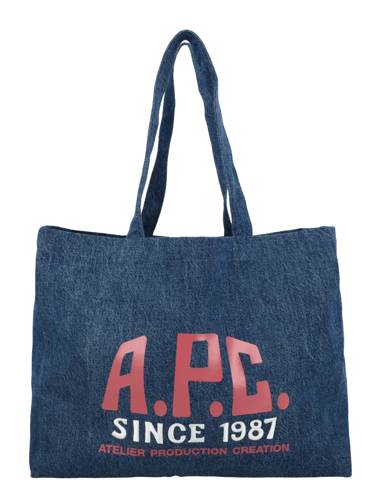 A.P.C. Diane Carpenter Tote Bag, One Size, Blue, Tasker > Totes, Dame