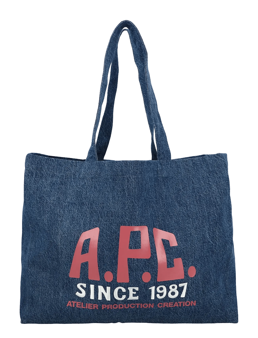 A.P.C. - Diane Carpenter Tote Bag - tote bags - blue - 0
