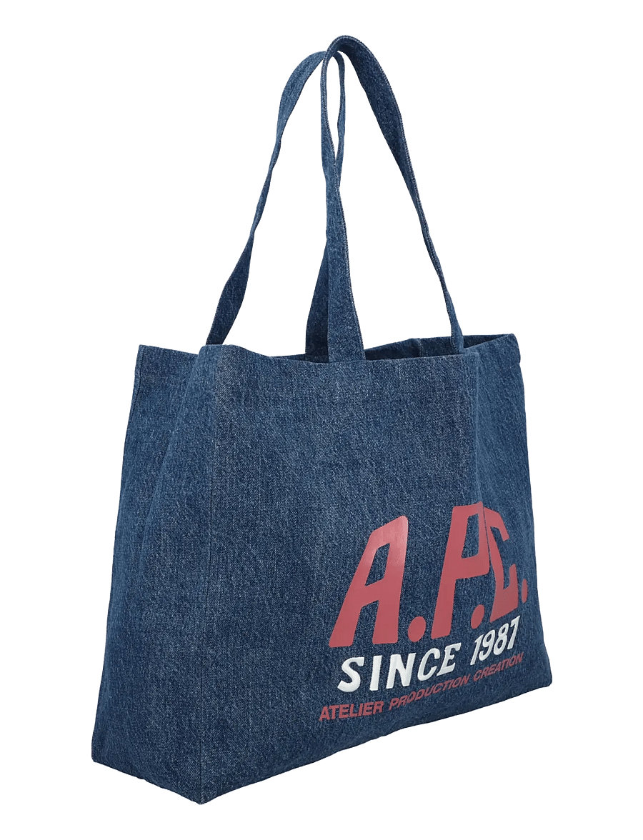 A.P.C. - Diane Carpenter Tote Bag - tote bags - blue - 1