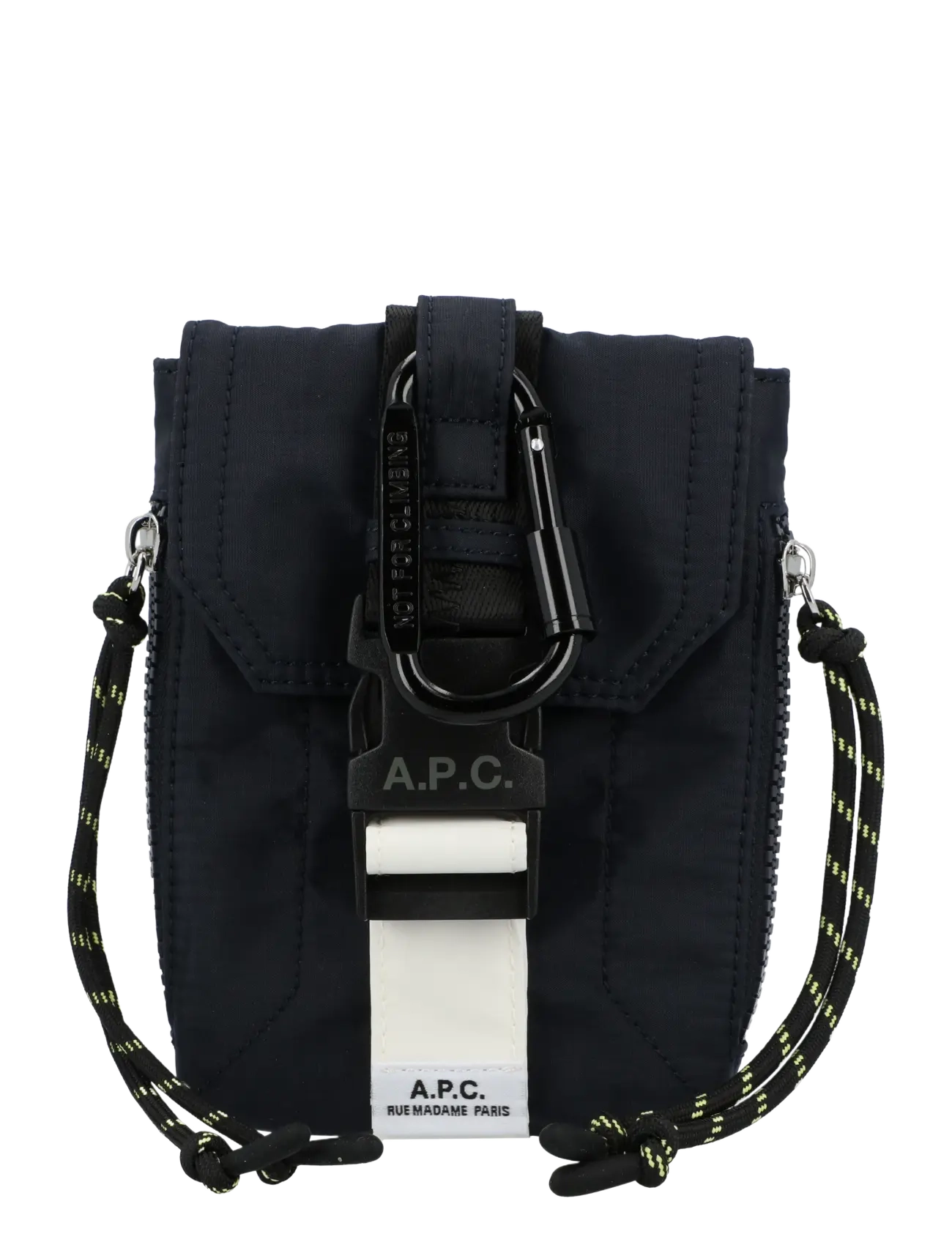 A.P.C. Canvas Trek Crossbody Bag, One Size, Black, Tasker > Crossbody-Tasker, Herre