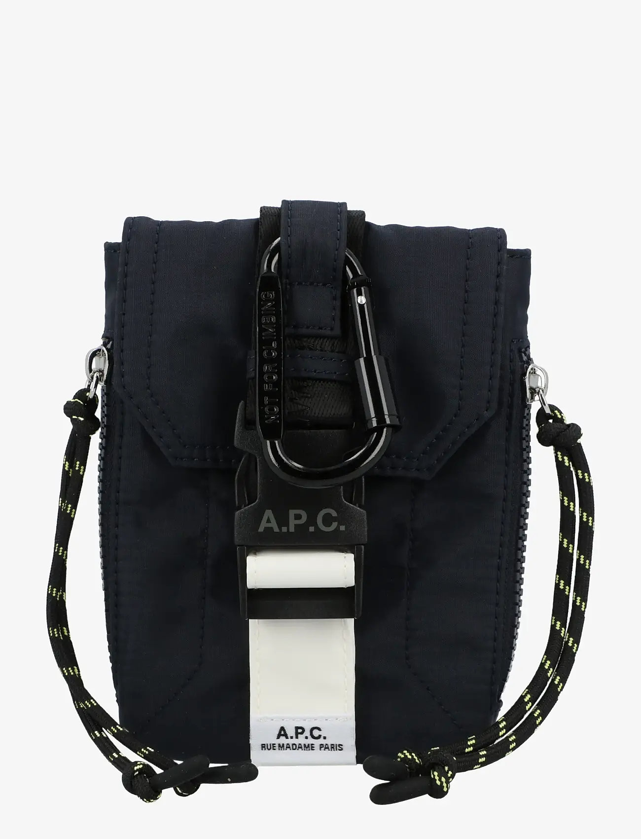 A.P.C. - Canvas Trek Crossbody Bag - skuldertasker - black - 0