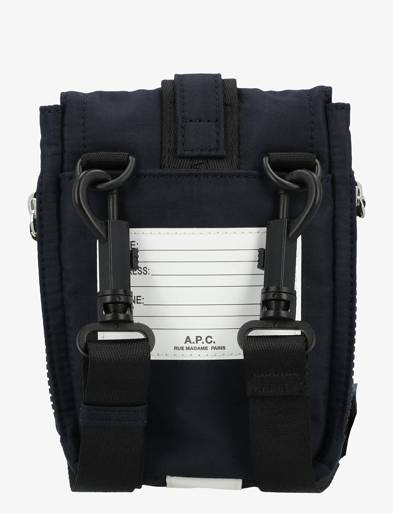 A.P.C. - Canvas Trek Crossbody Bag - skuldertasker - black - 1