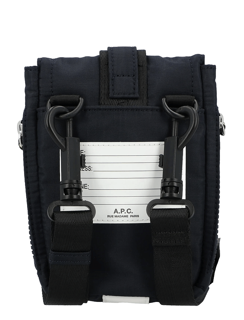 A.P.C. - Canvas Trek Crossbody Bag - skuldertasker - black - 1