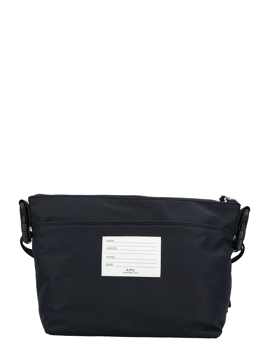 A.P.C. - Trek Shoulder Bag - schultertaschen - black - 1