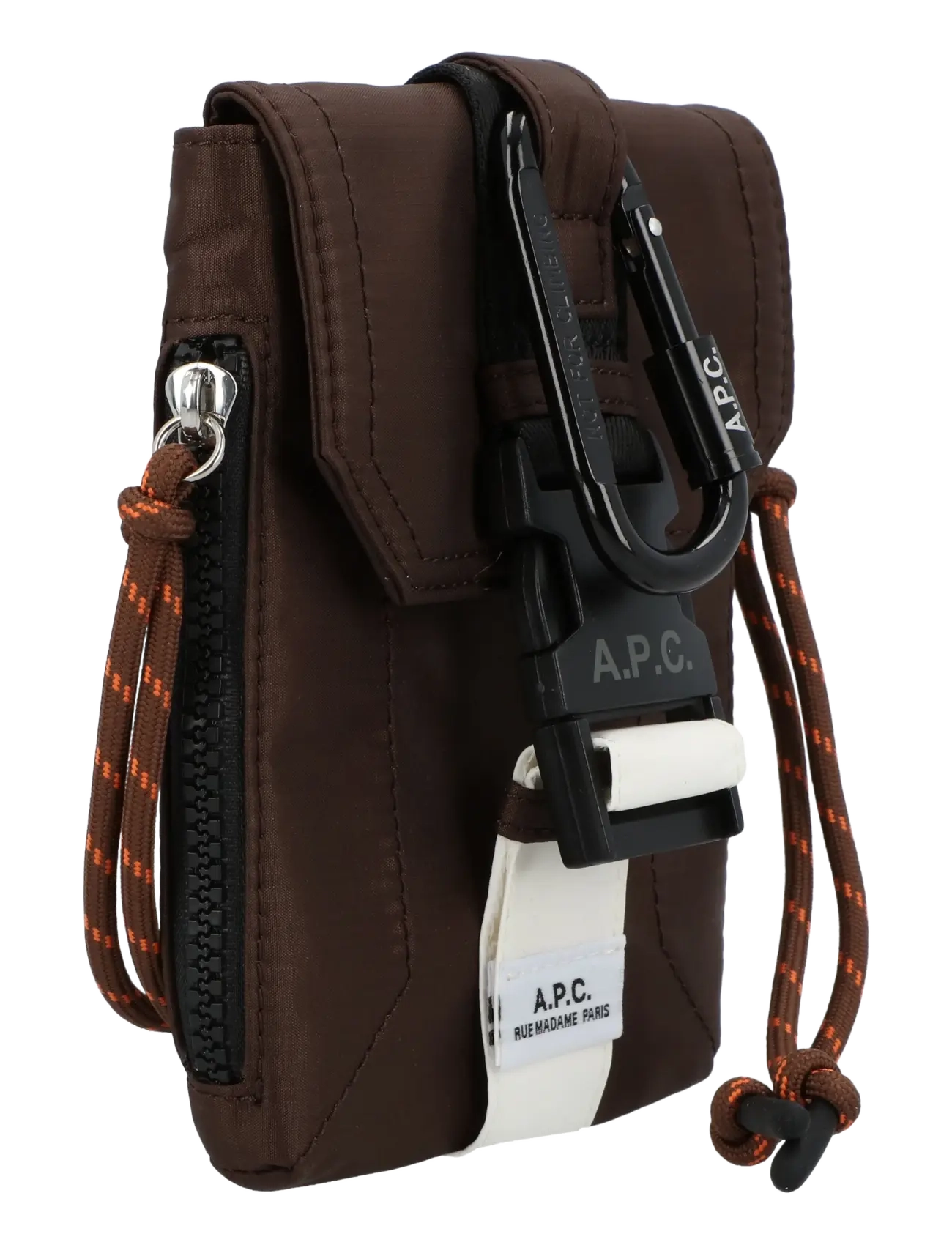 A.P.C. - Trek Crossbody Pouch - brown - 1