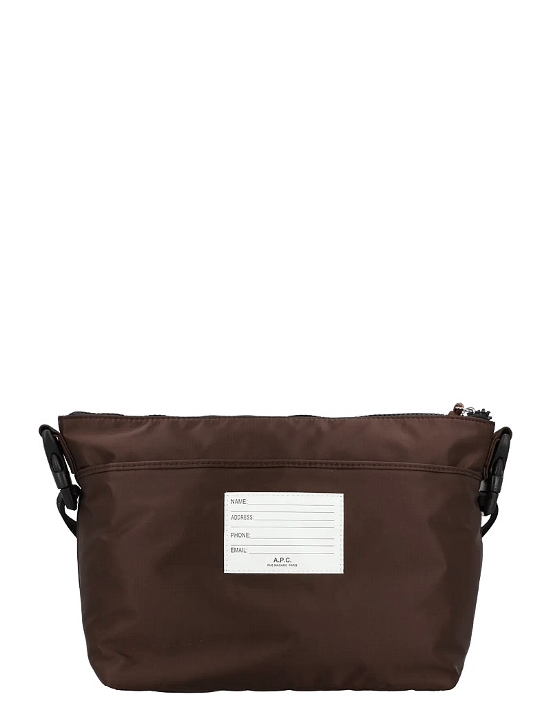 A.P.C. - Trek Shoulder Bag - shoulder bags - brown - 1
