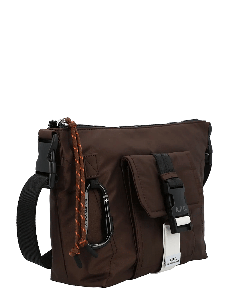 A.P.C. - Trek Shoulder Bag - shoulder bags - brown - 2
