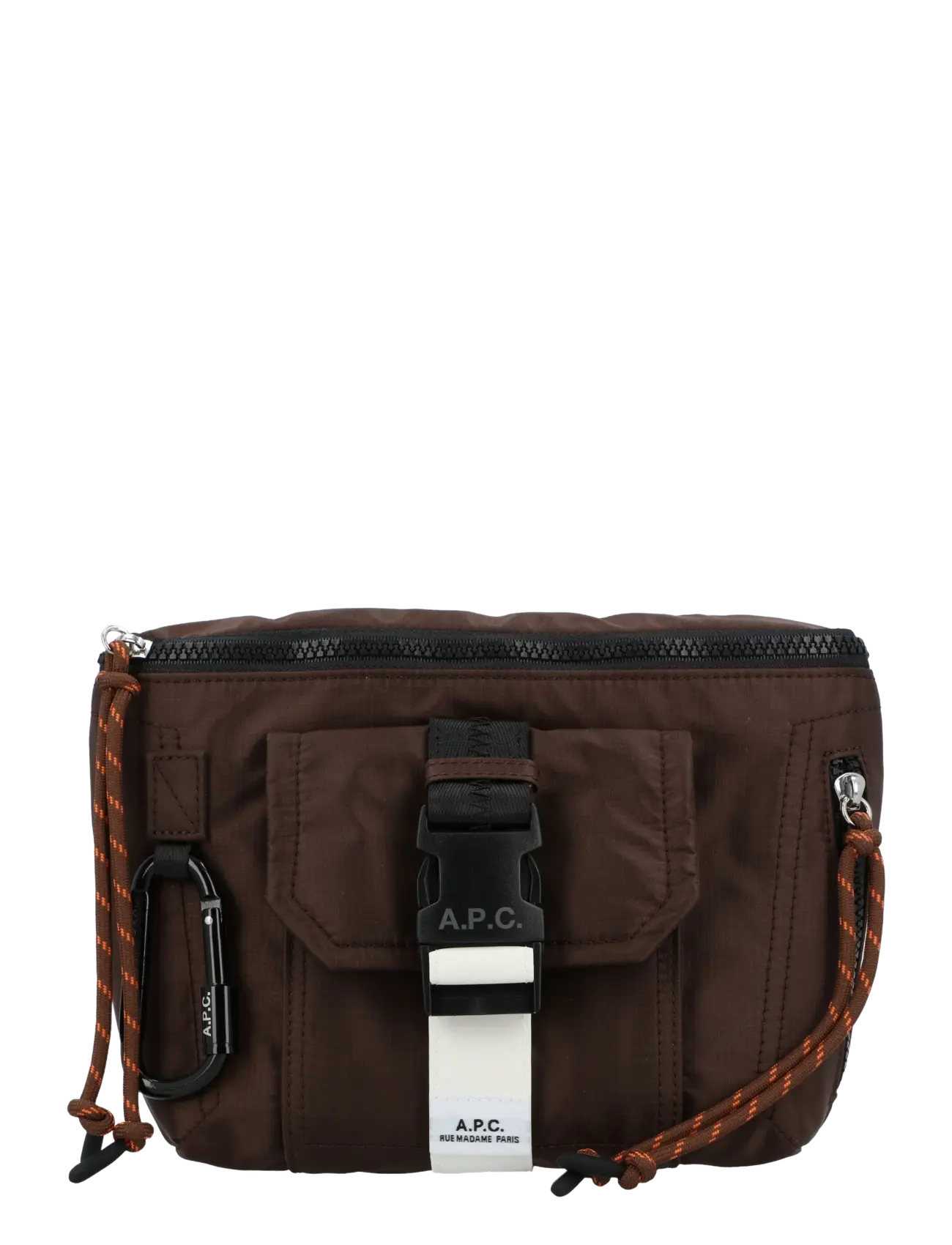 A.P.C. Trek Crossbody Bag - Shoulder bags - BROWN / brown