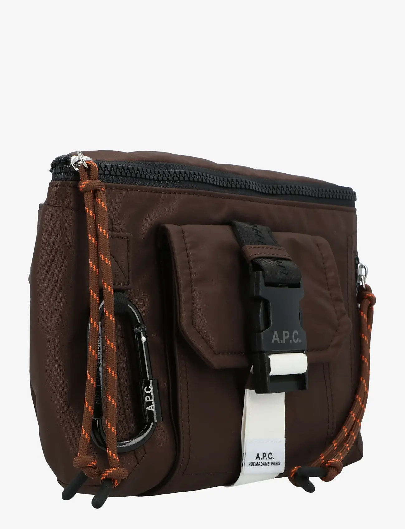 A.P.C. - Trek Crossbody Bag - shoulder bags - brown - 1