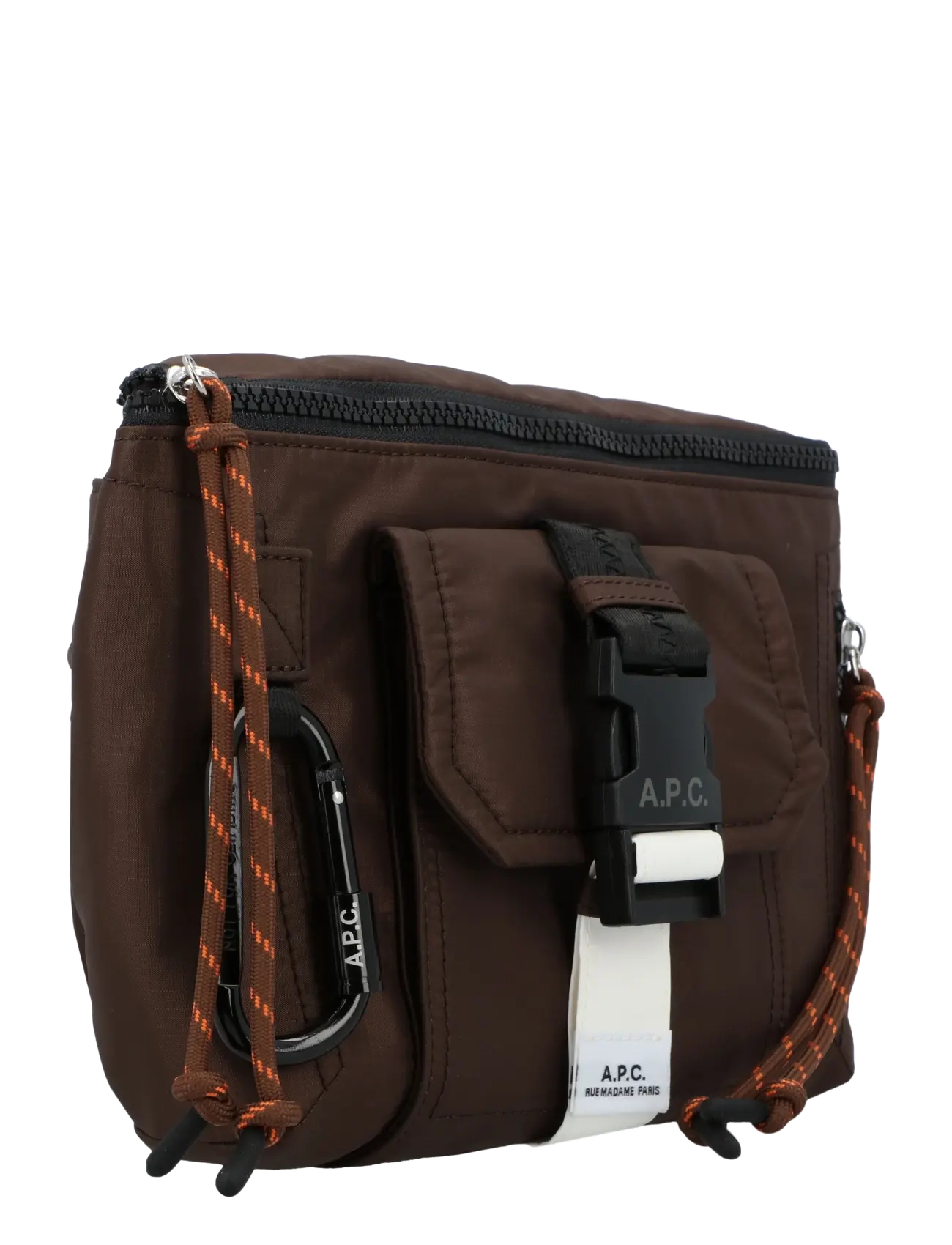 A.P.C. - Trek Crossbody Bag - schultertaschen - brown - 1