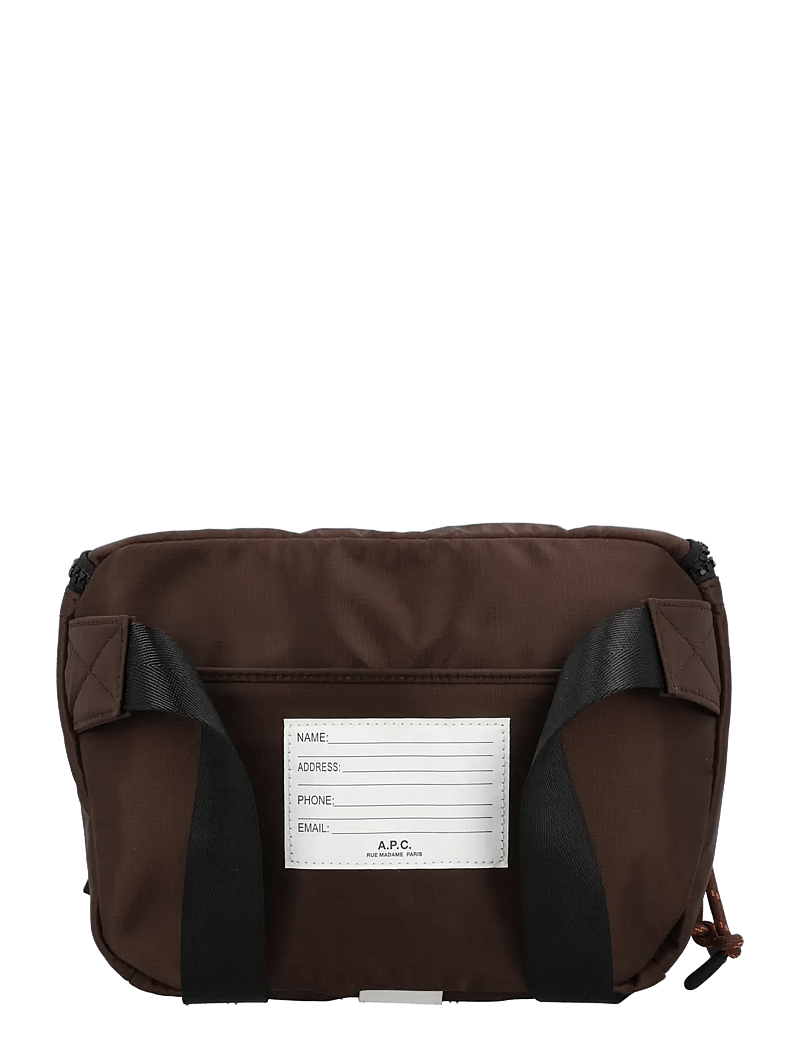 A.P.C. - Trek Crossbody Bag - shoulder bags - brown - 2