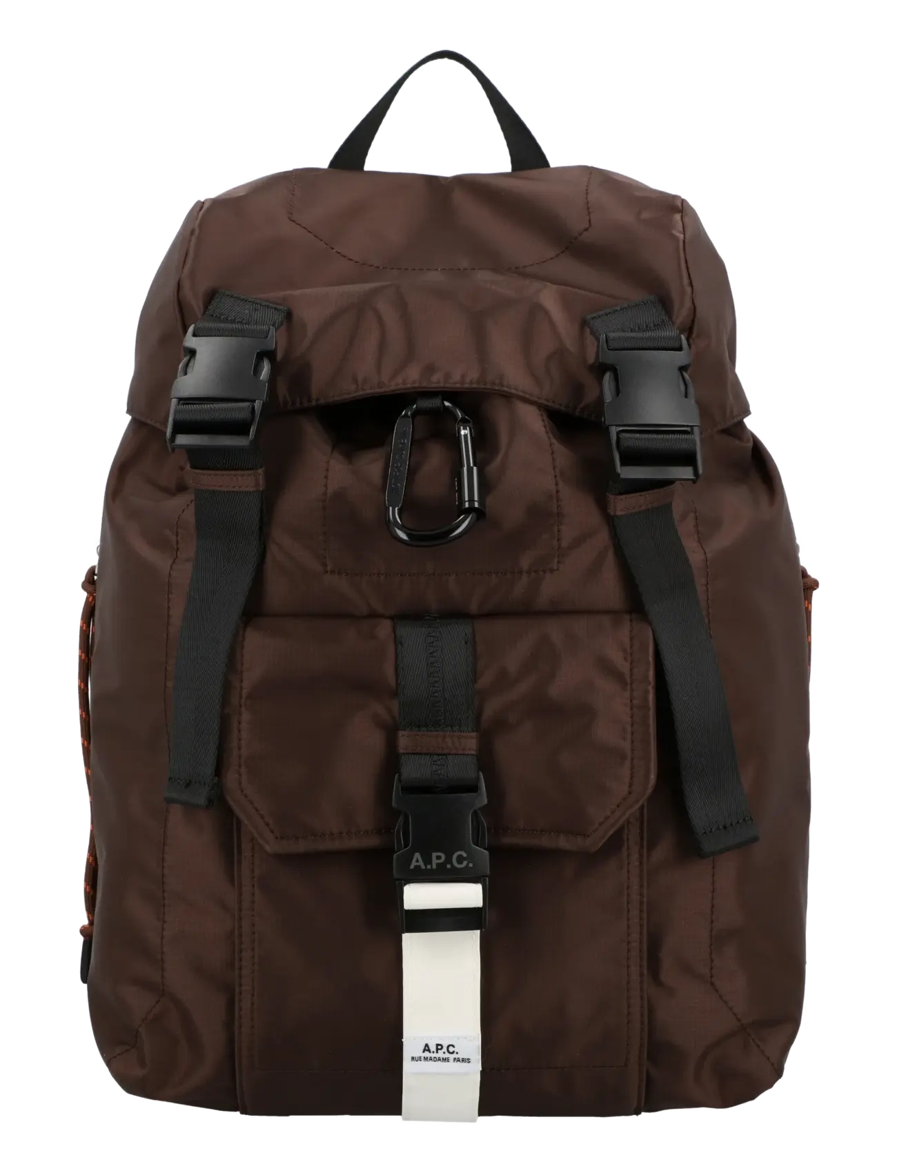 A.P.C. Trek Backpack, One Size, Brown, Backpacks > Casual Backpacks, Herre