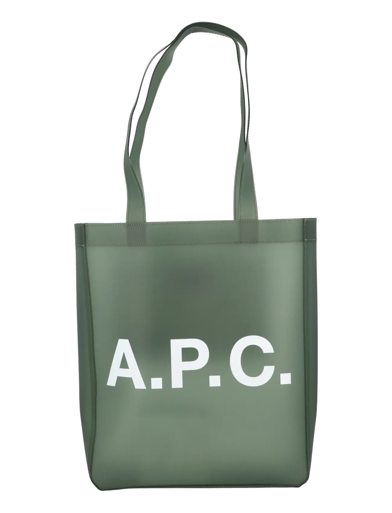 A.P.C. Lou Tote Bag, One Size, Bags, Grün - Shoppers, Männerswear