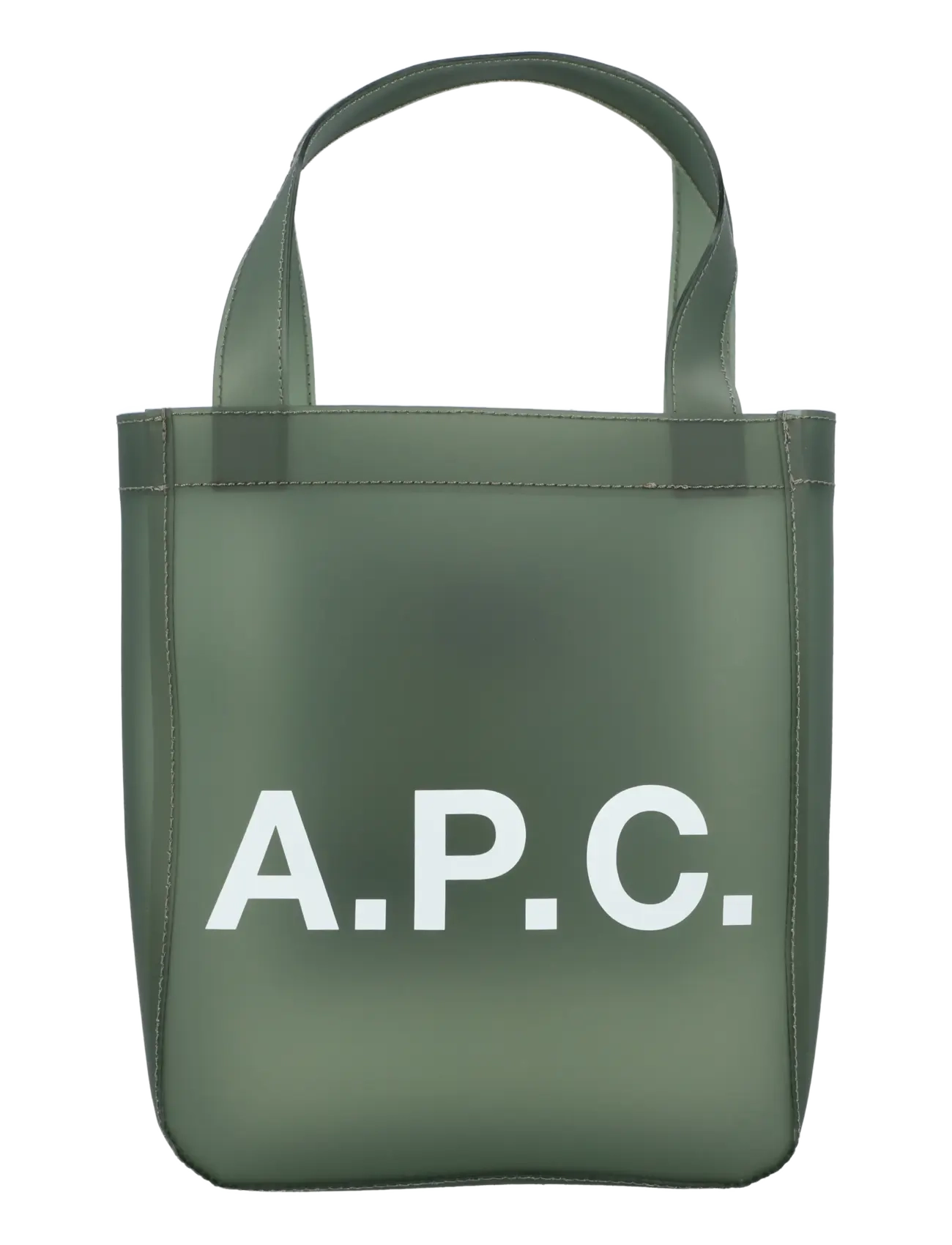A.P.C. Two Handles Shopper Bag, One Size, Bags, Grün - Shoppers, Männerswear