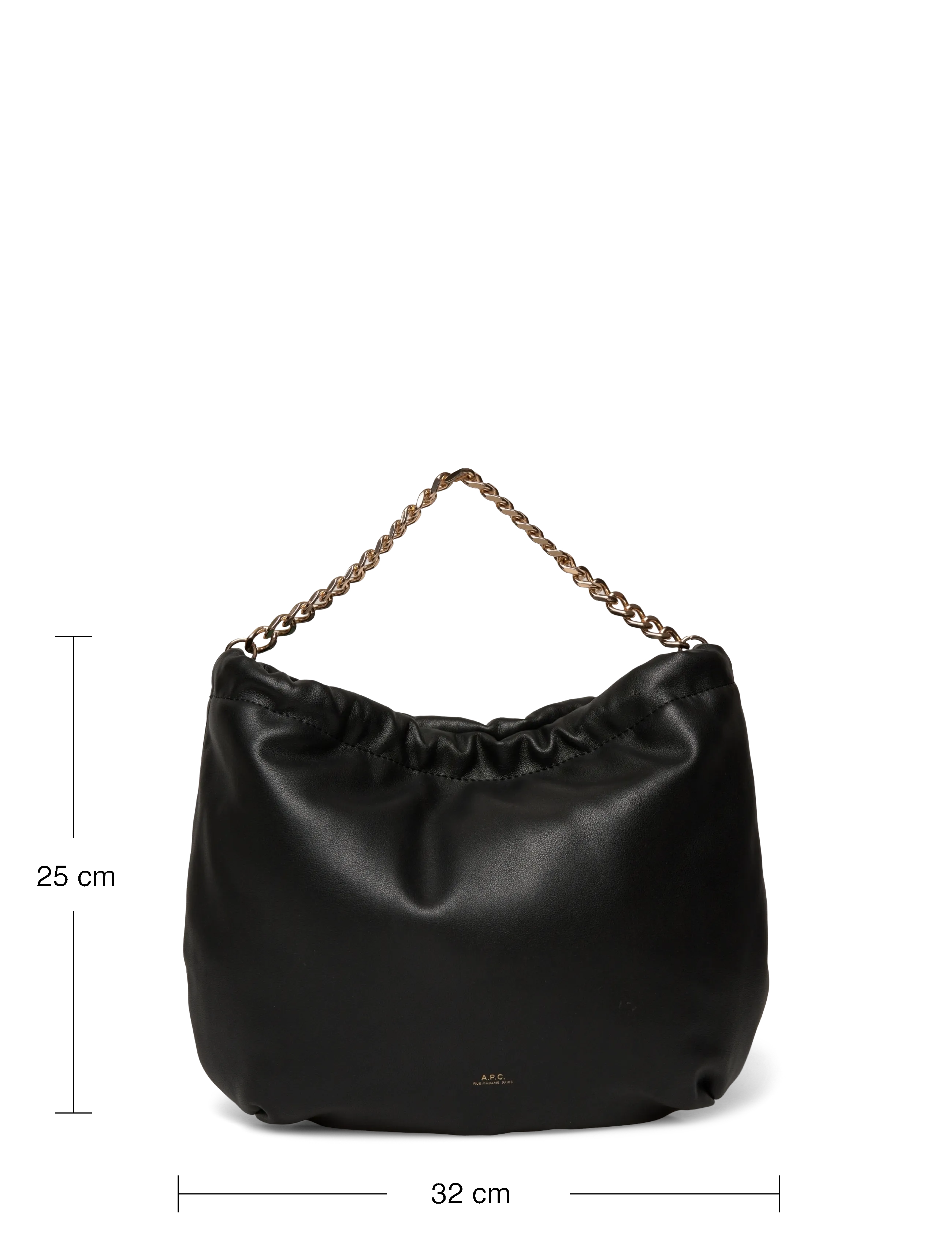 A.P.C. - sac ninon chaine - igapäevane stiil - noir - 3