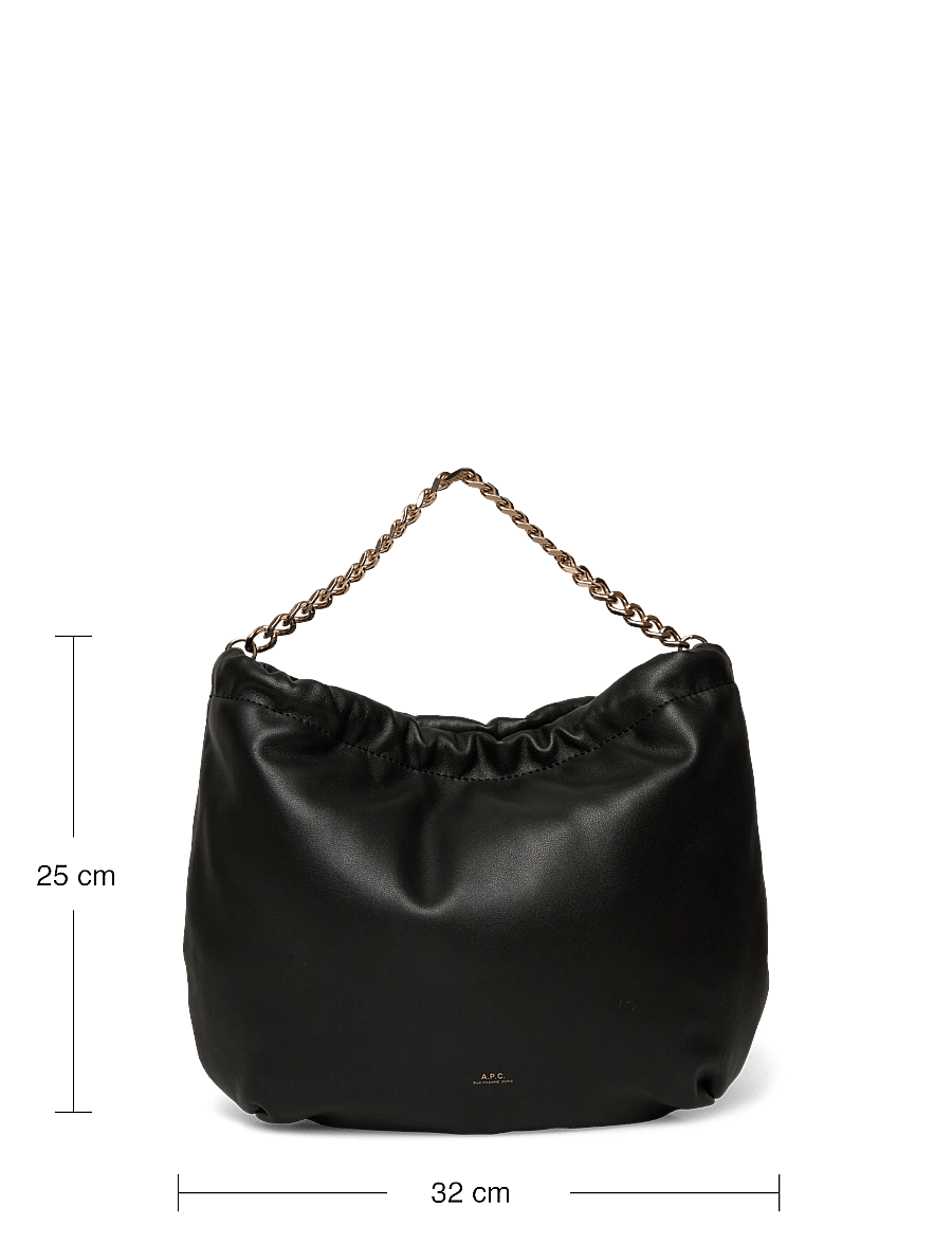 A.P.C. - sac ninon chaine - hverdags stil - noir - 3