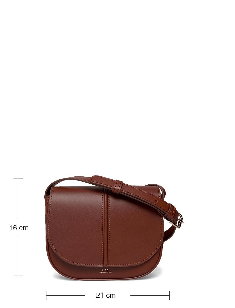 A.P.C. - sac geneve - umhängetaschen - noisette - 3