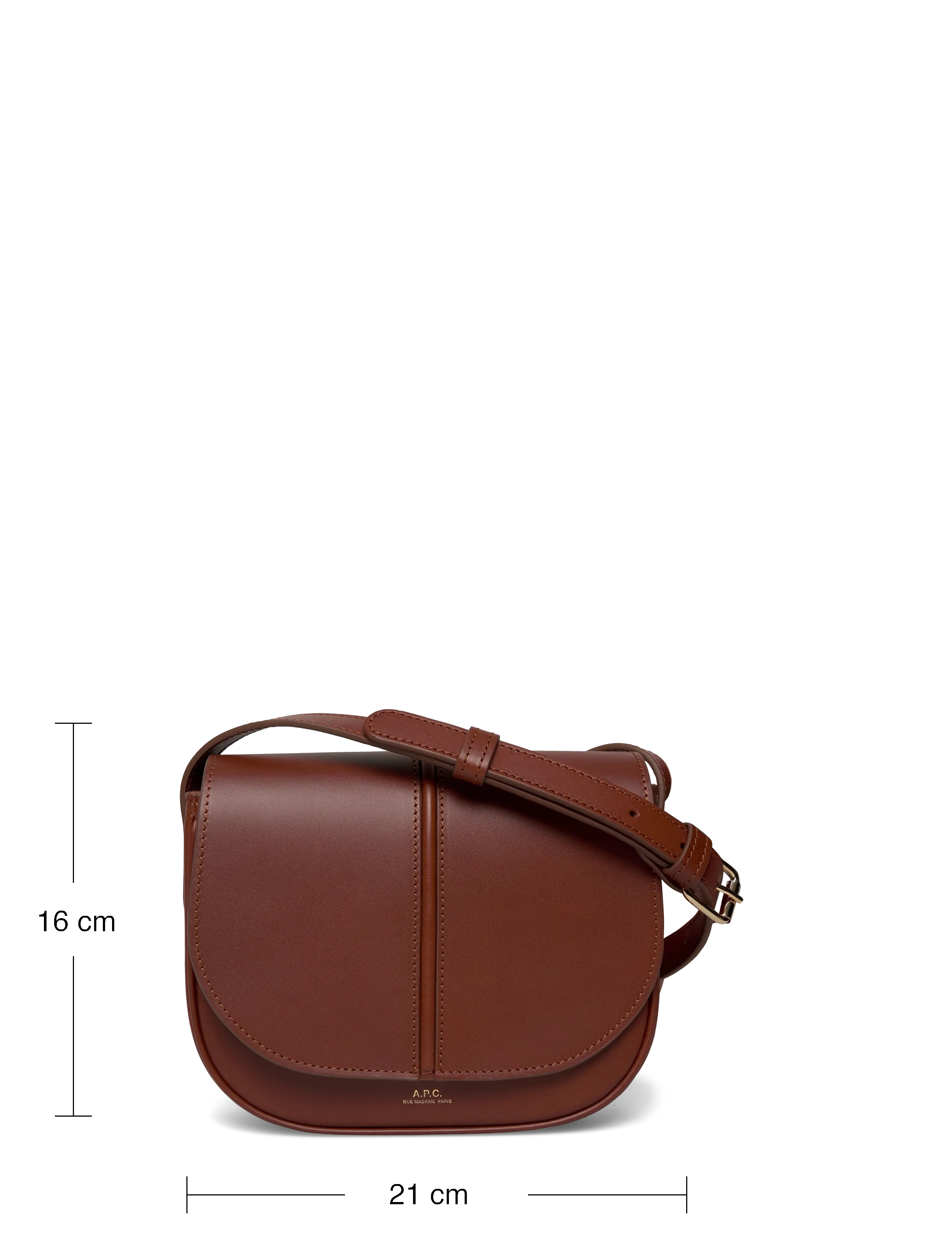 A.P.C. - sac geneve - crossbody bags - noisette - 3