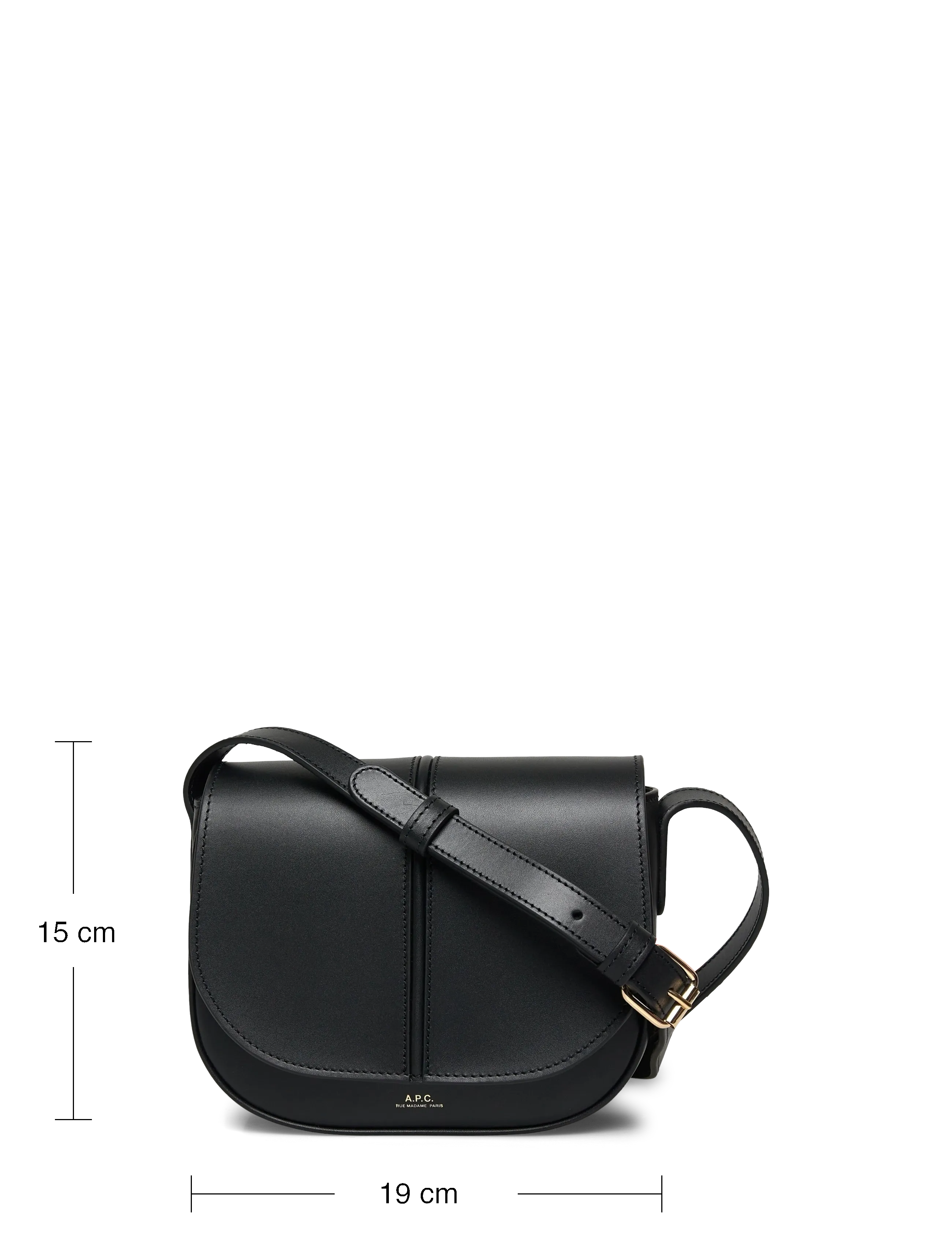 A.P.C. - sac betty - torebki crossbody - noir - 3