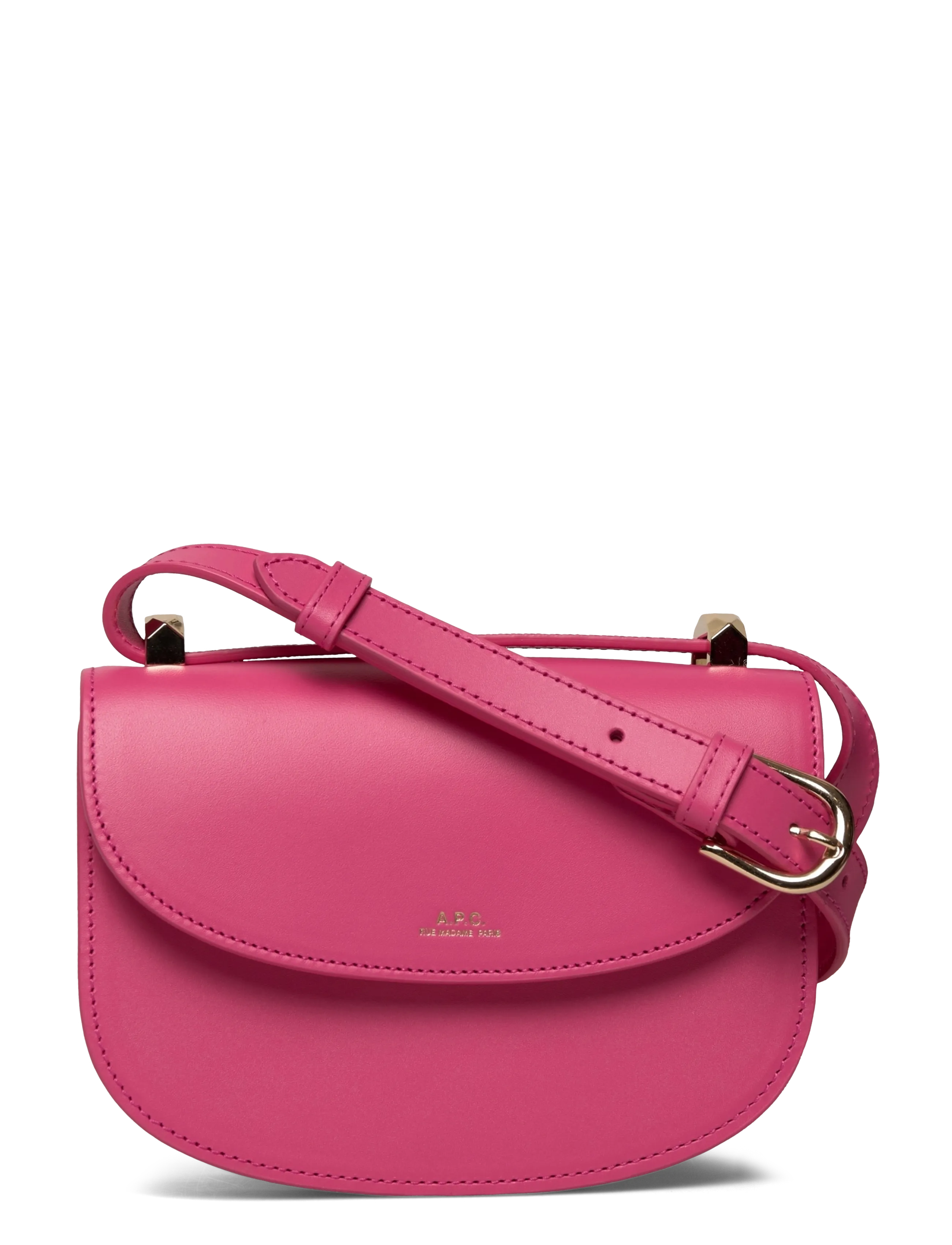 A.P.C. Sac Geneve Mini, Kvinder, Mini Sadeltaske, Pink, Str: ONE SIZE