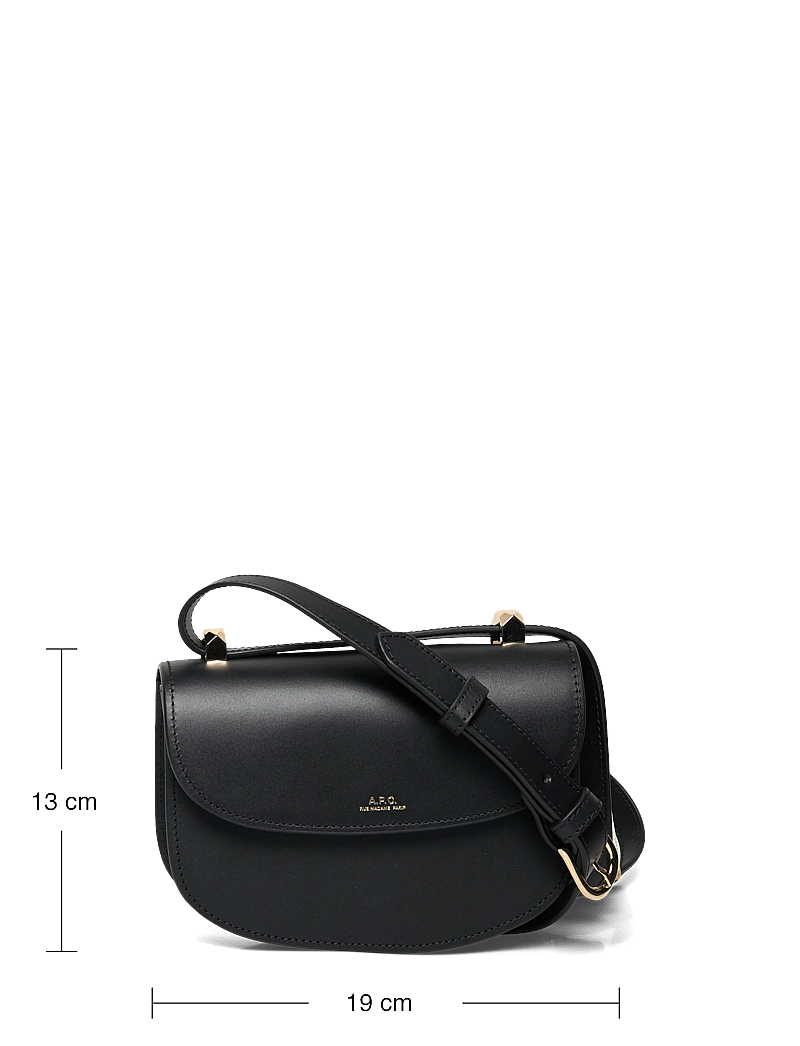 A.P.C. - sac geneve mini - crossbody kotid - noir - 3