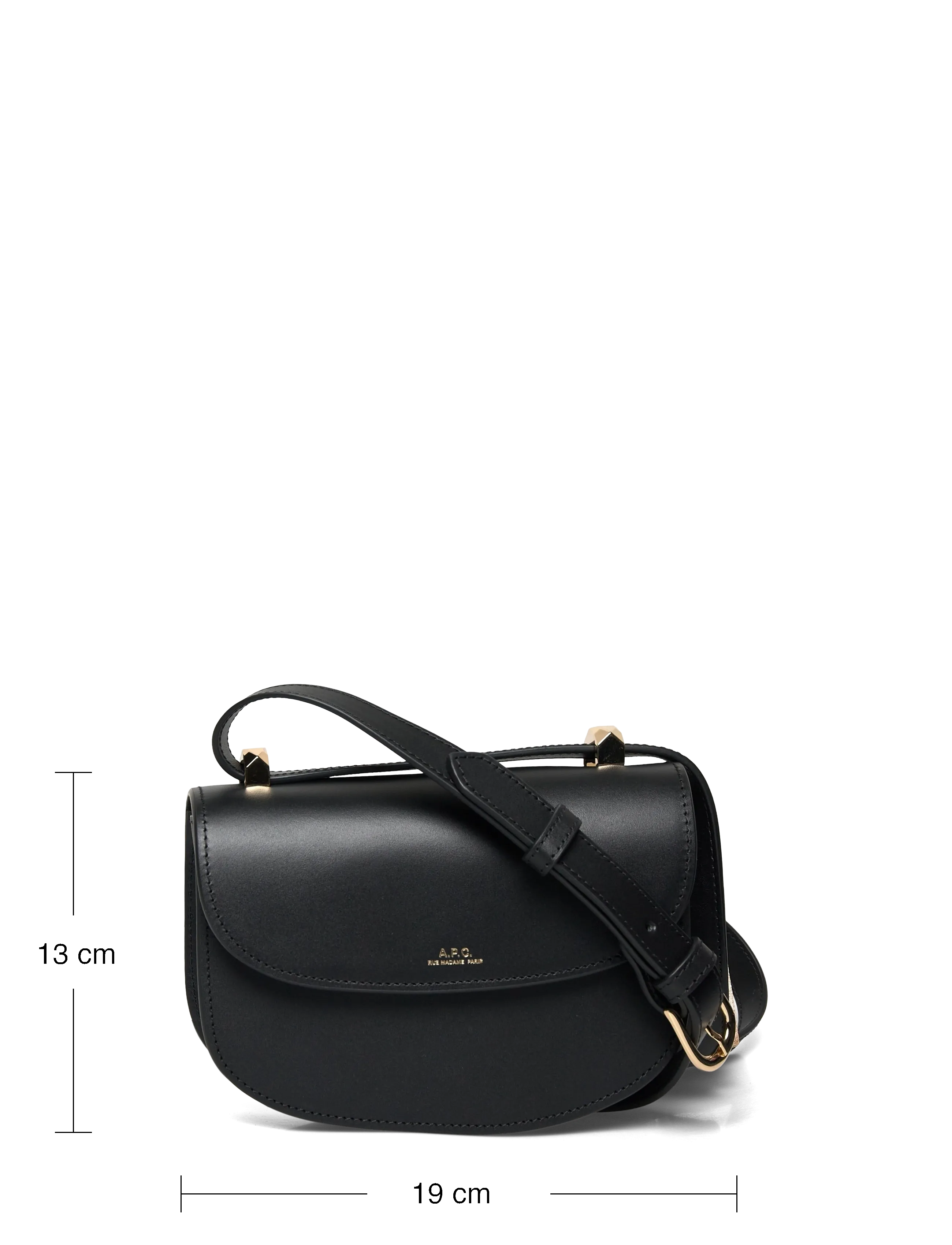 A.P.C. - sac geneve mini - crossbody bags - noir - 3