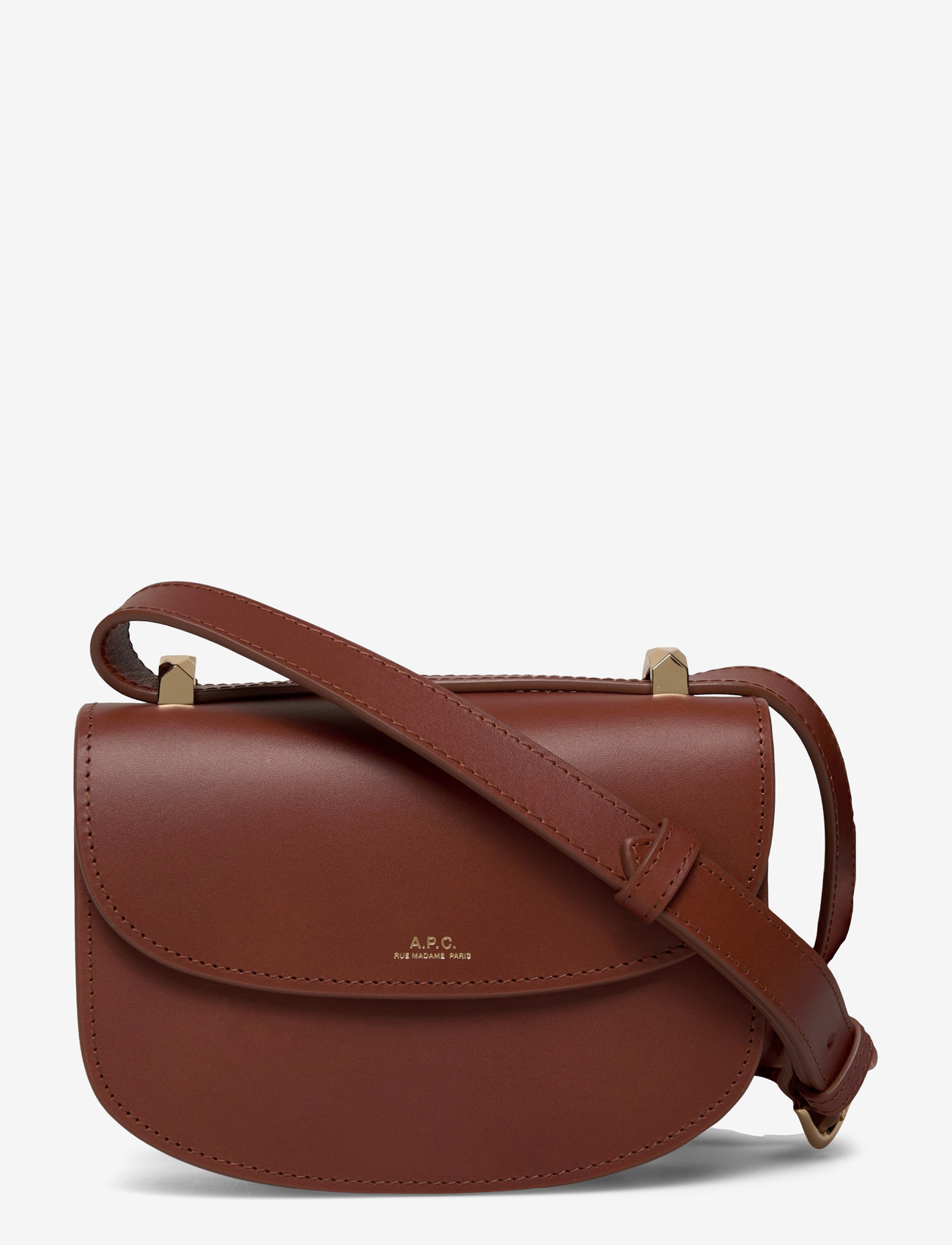 A.P.C. - sac geneve mini - umhängetaschen - noisette - 0