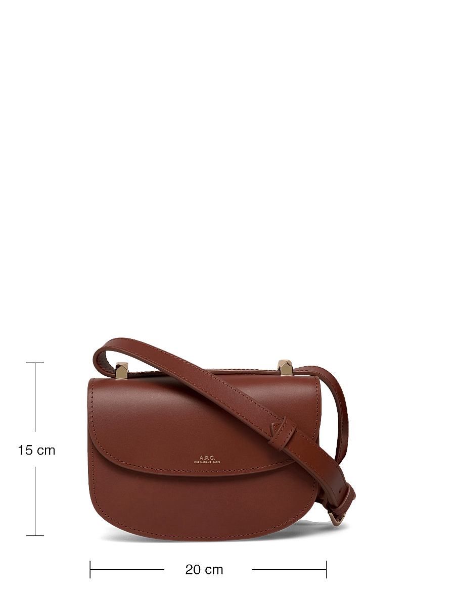 A.P.C. - sac geneve mini - crossbody bags - noisette - 3
