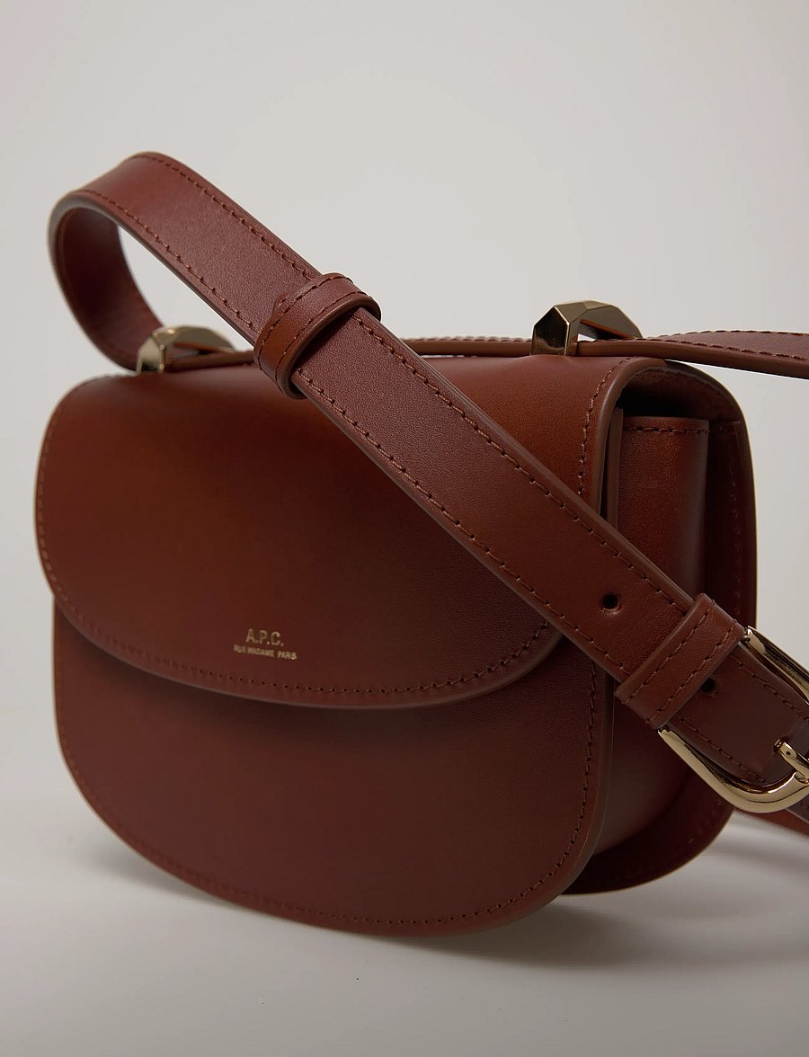 A.P.C. - sac geneve mini - crossbody bags - noisette - 4