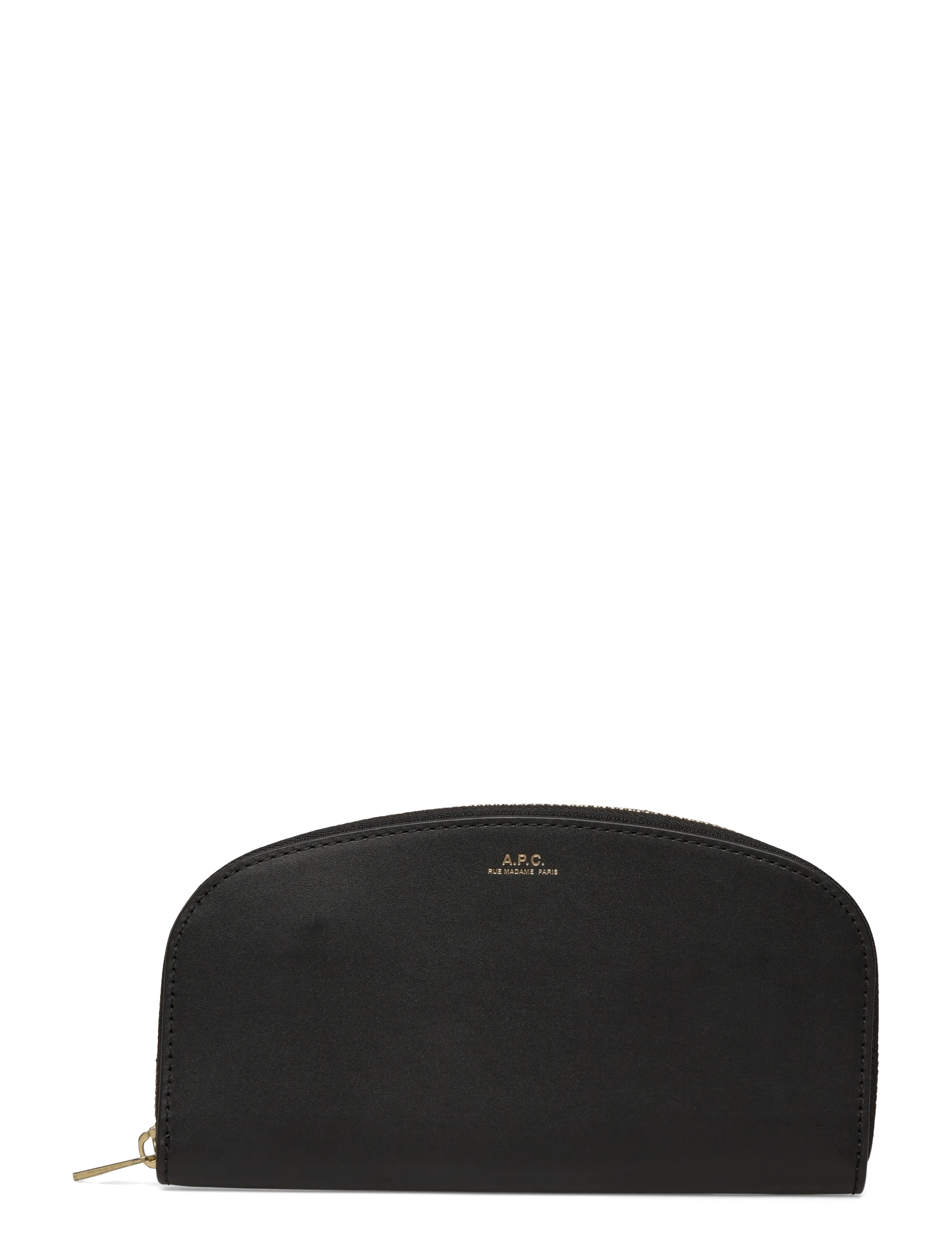 A.P.C. portefeuille demi-lune - Rahakotid - NOIR / black