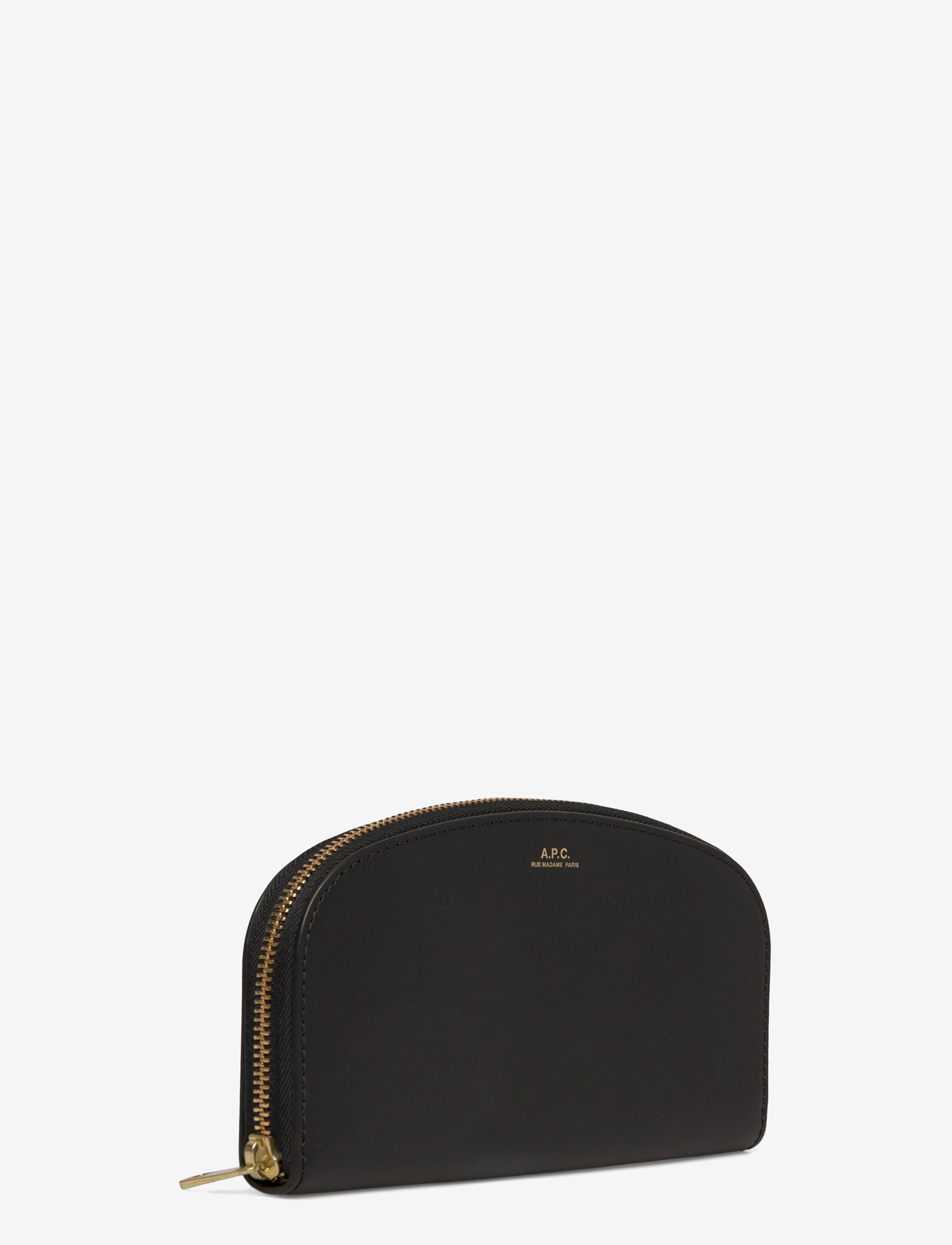 A.P.C. - portefeuille demi-lune - wallets - noir - 2