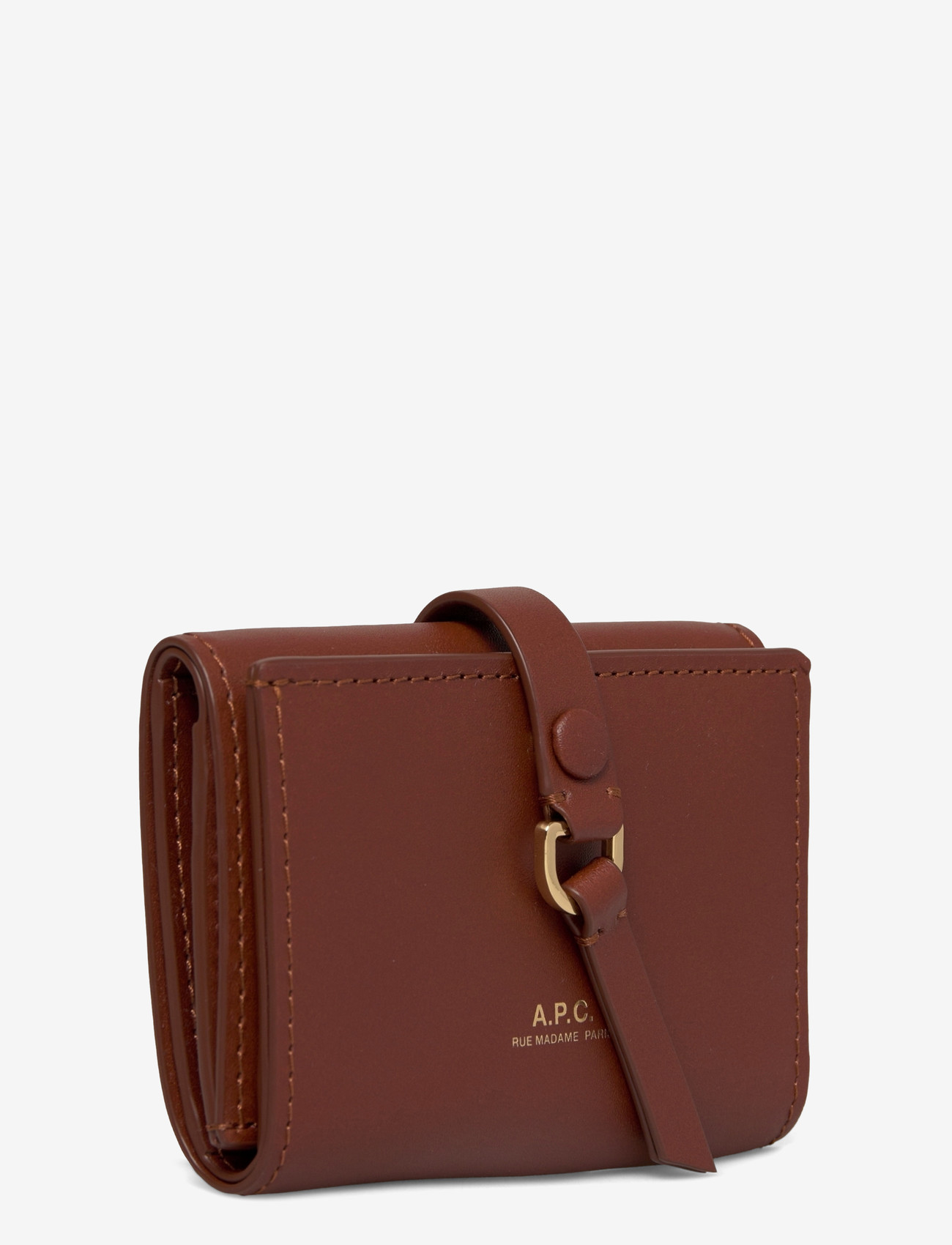 A.P.C. - trifold noa - plånböcker - noisette - 2