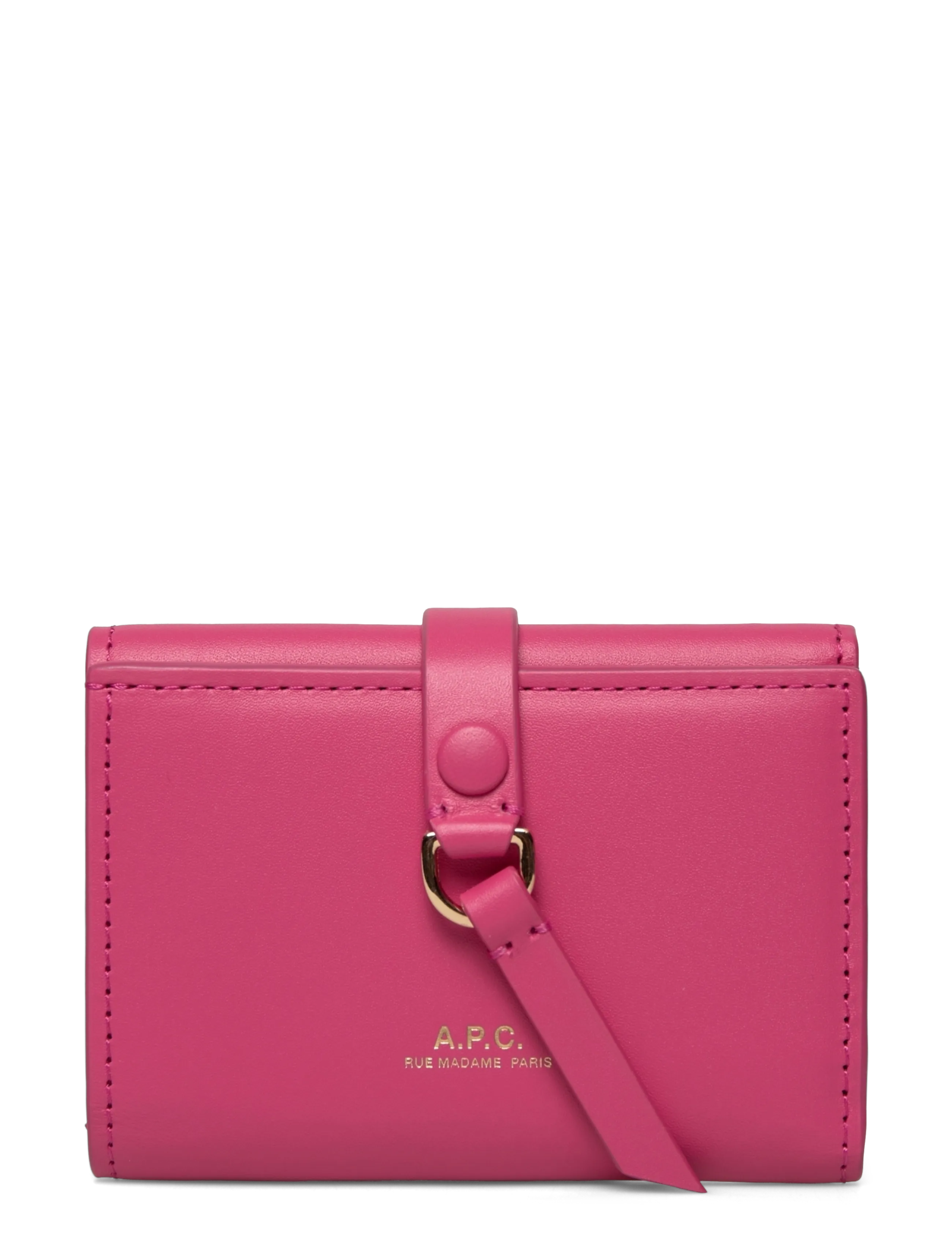 A.P.C. Trifold Noa Simple, Kvinder, Tredelt Pung, Pink, Str: ONE SIZE