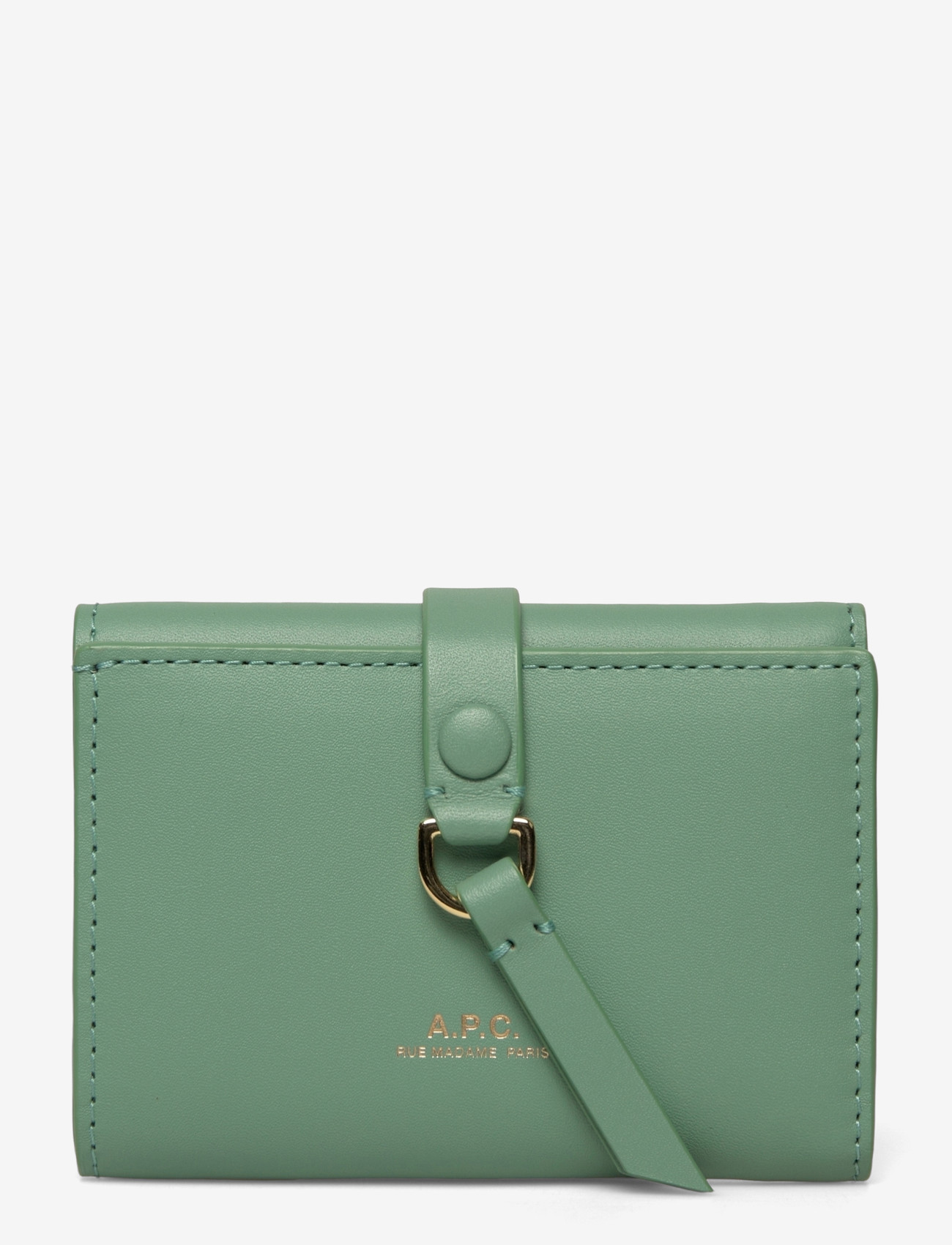 A.P.C. - trifold noa simple - portemonnaies - jade - 0