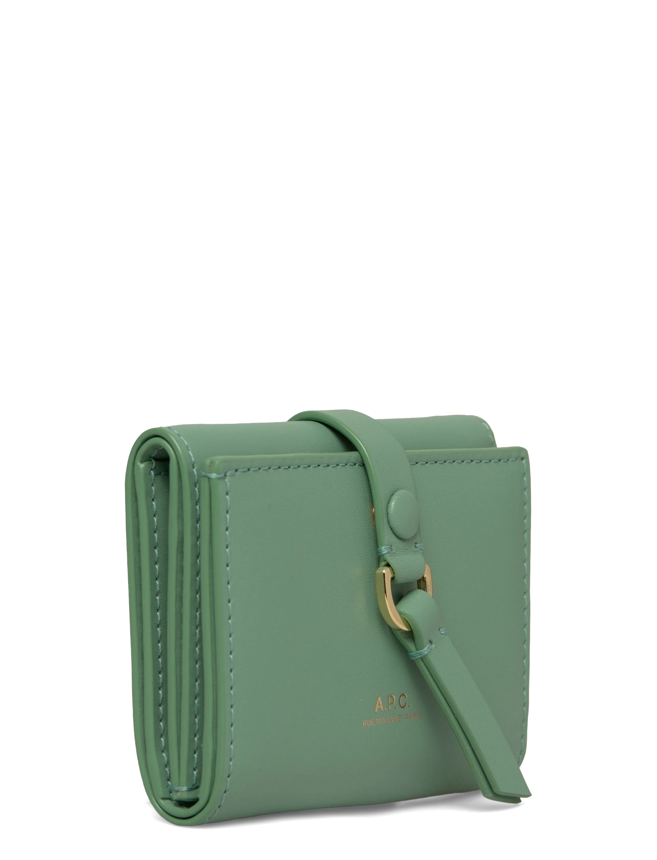 A.P.C. - trifold noa simple - punge - jade - 2