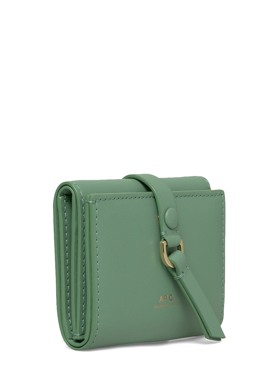 A.P.C. - trifold noa simple - portemonnaies - jade - 2